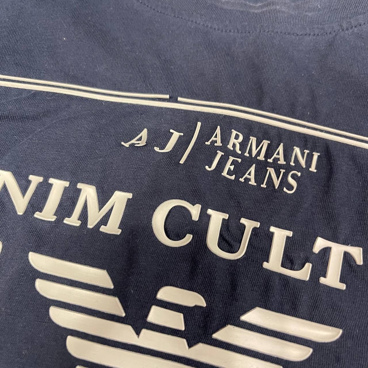 Emporio Armani Emporio Armani T Shirt Big Logo Size S Navy BLue Size US S / EU 44-46 / 1 - 9 Thumbnail