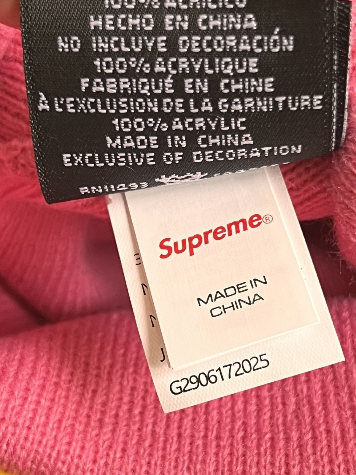Supreme Supreme® / New Era Box Logo Beanie – Magenta (FW25) pink red Size ONE SIZE - 20 Thumbnail