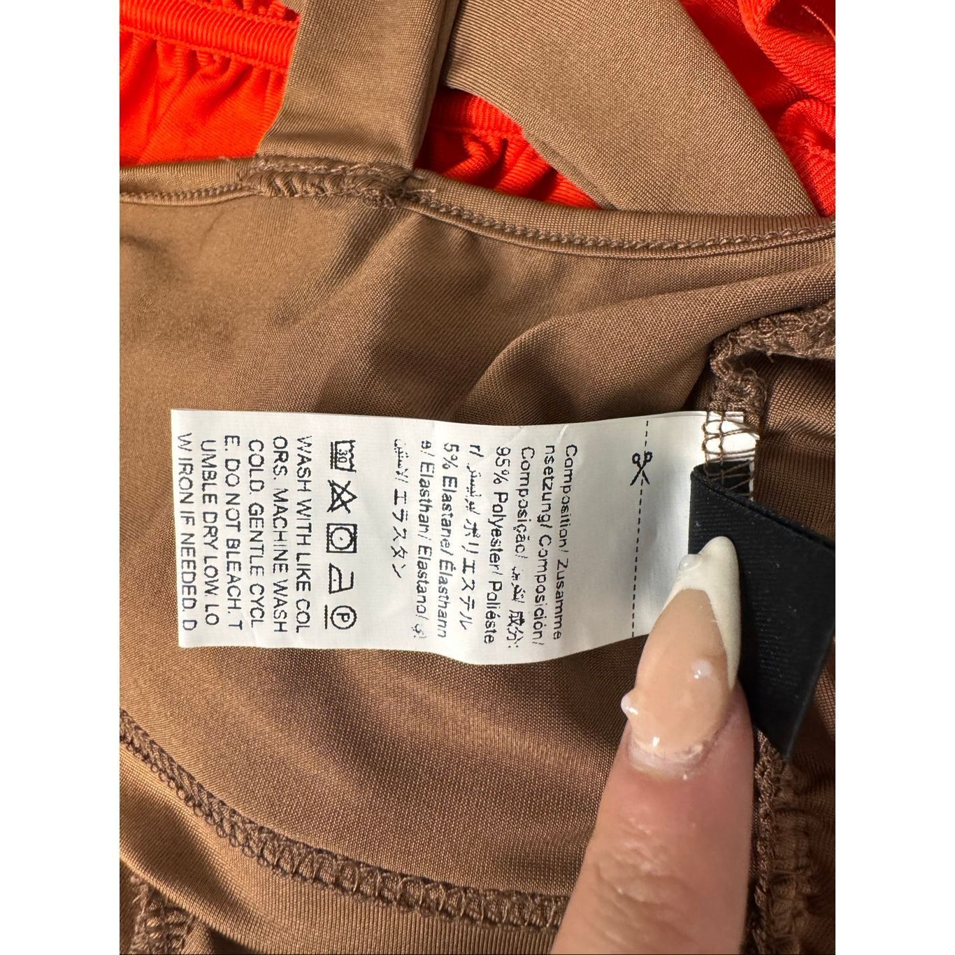 Other Brown Twist Front Wrap Crop Top – Size Small Size S / US 4 / IT 40 - 4 Thumbnail
