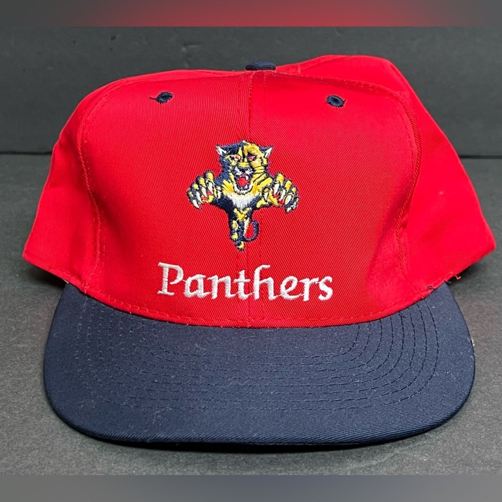 Ccm Vintage Florida Panthers Hat 90s CCM Snapback Leapin Panther Size ONE SIZE - 1 Thumbnail