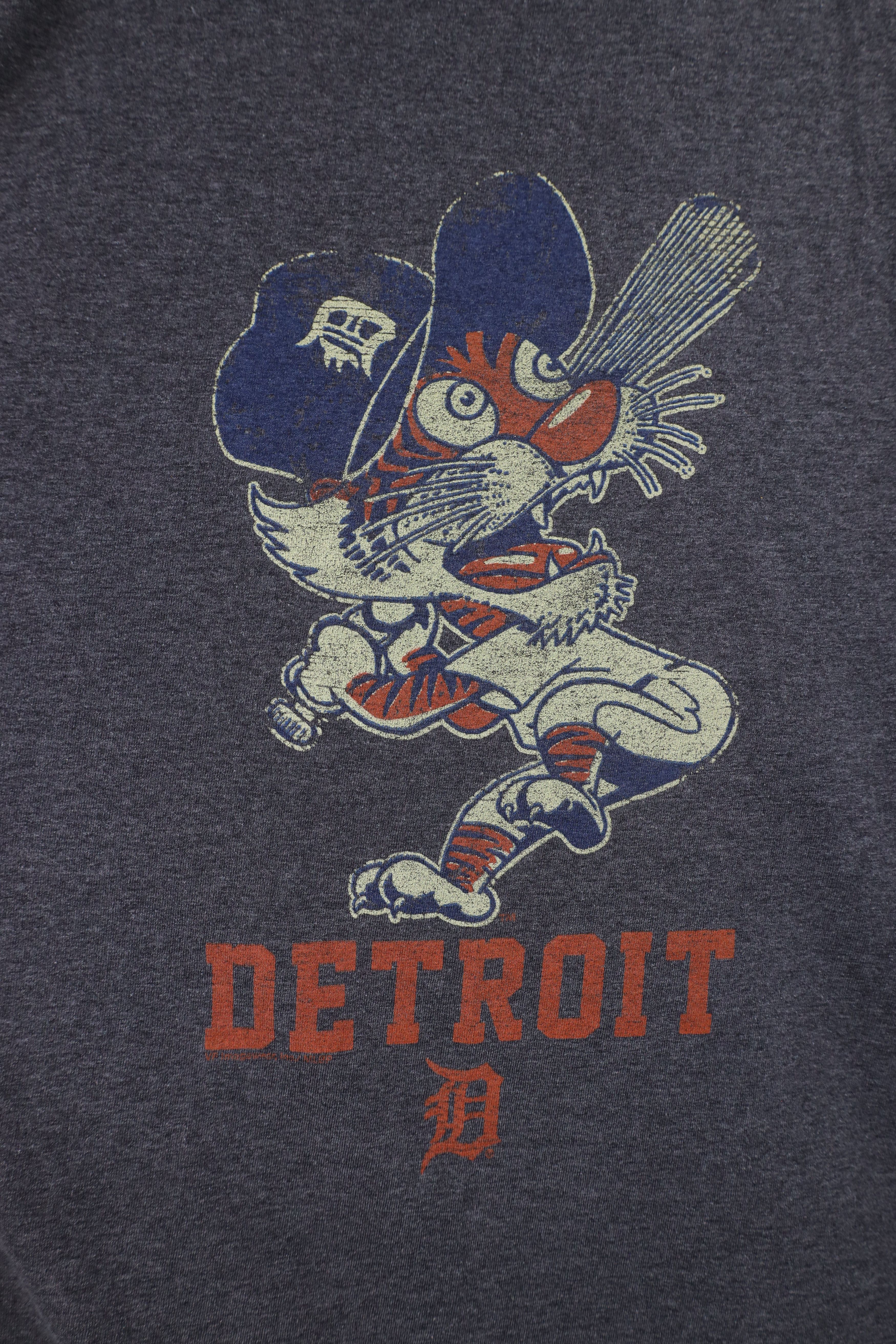 Vintage Vintage Logo Detroit Tigers Old English D Baseball T-Shirt Size XL / US 12-14 / IT 48-50 - 4 Thumbnail