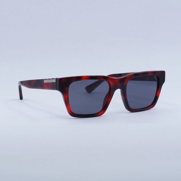 Gucci 🕶️ New Gucci GG1889S 003 Sunglasses - Red Havana Frame Size ONE SIZE - 3 Thumbnail