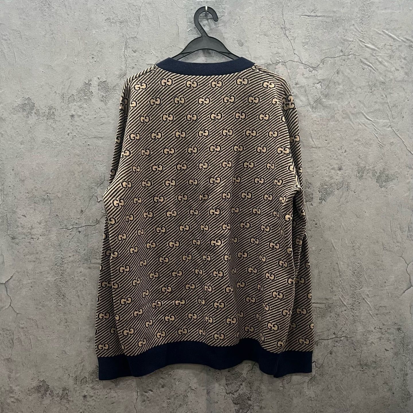 Gucci Gucci Ebony Button Full Print Wool Cardigan Size US XL / EU 56 / 4 - 2 Thumbnail