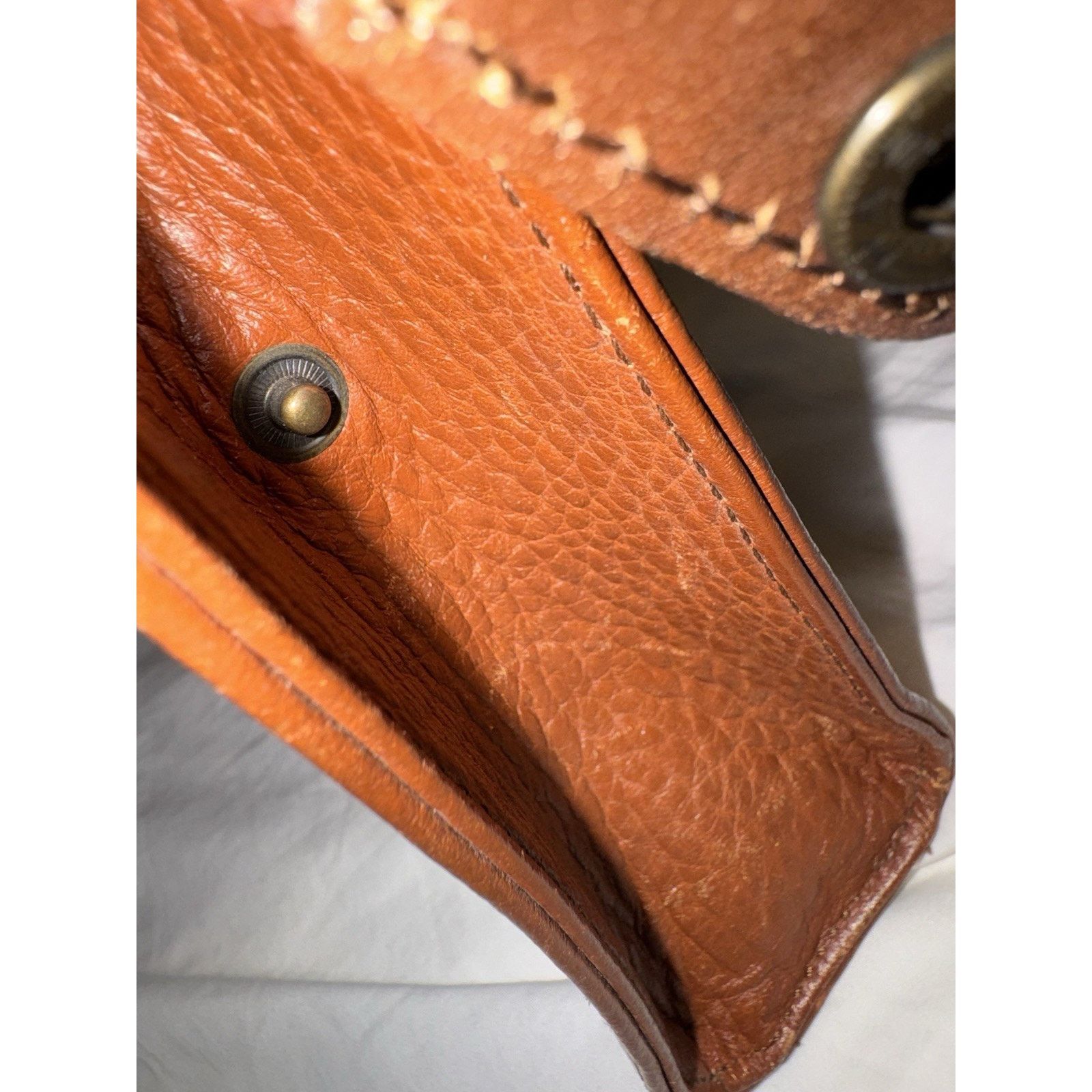 Burberry Burberry Leather Business Clutch Brown Vintage Portfolio Bag Size ONE SIZE - 8 Thumbnail