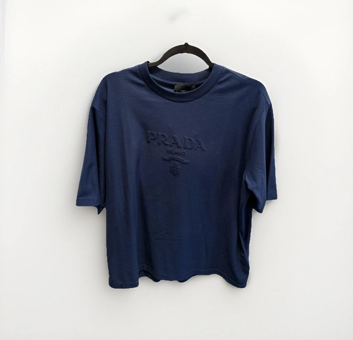 Prada Prada Men's Jersey Logo T-Shirt Size US M / EU 48-50 / 2 - 1 Thumbnail