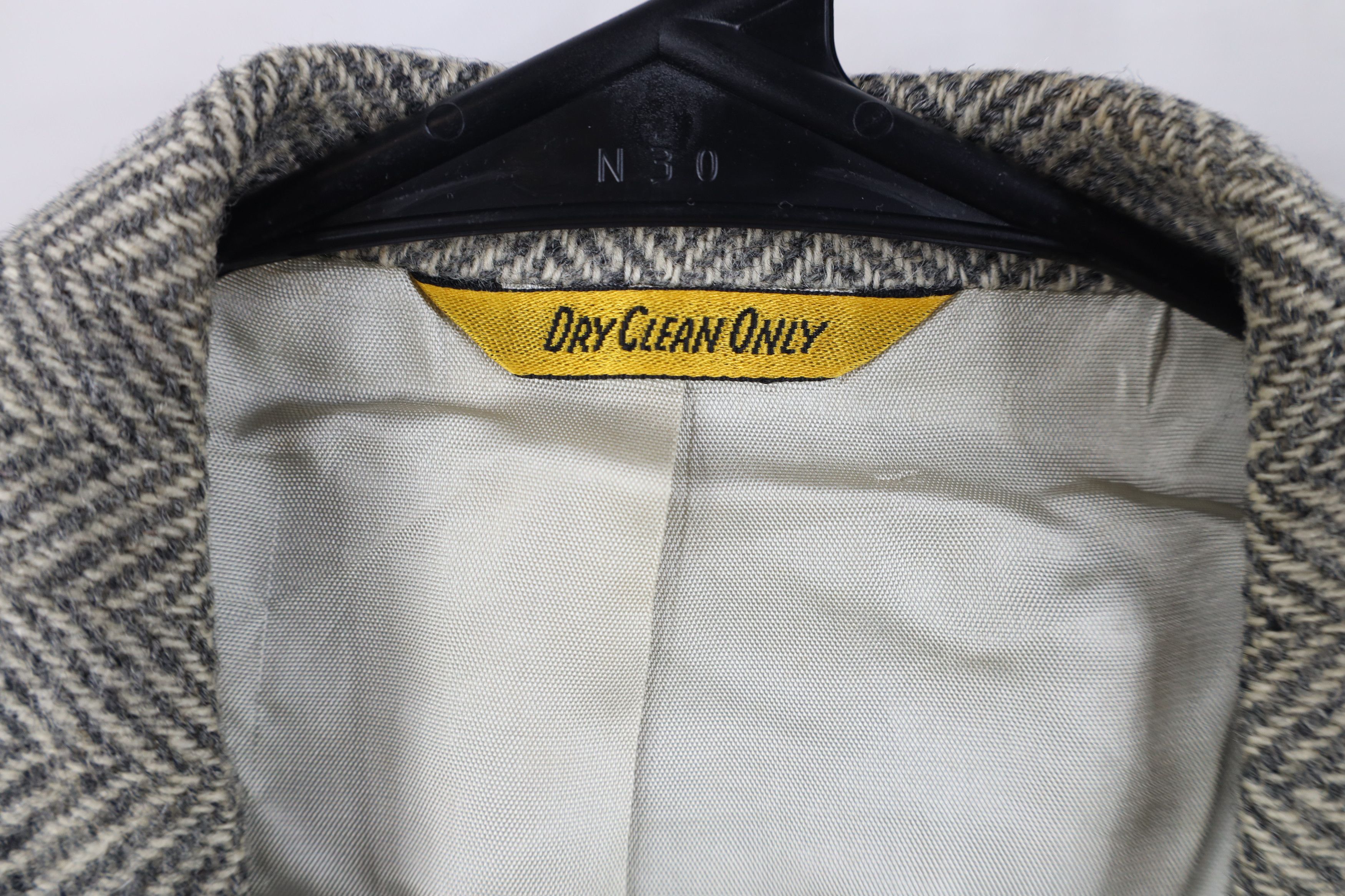 Vintage Vintage 90s Streetwear Herringbone Suit Coat Blazer Jacket Size US L / EU 52-54 / 3 - 9 Thumbnail