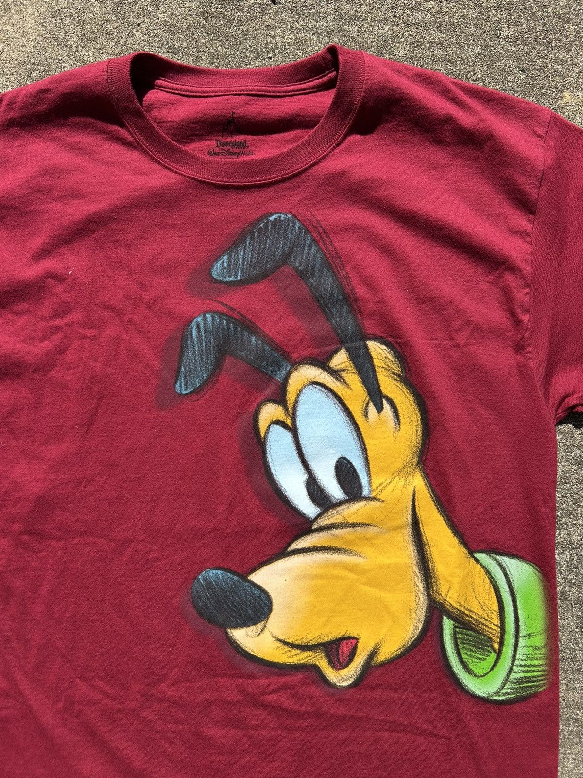 Disney Vintage Disney Pluto Sketch Tee Size US L / EU 52-54 / 3 - 3 Thumbnail