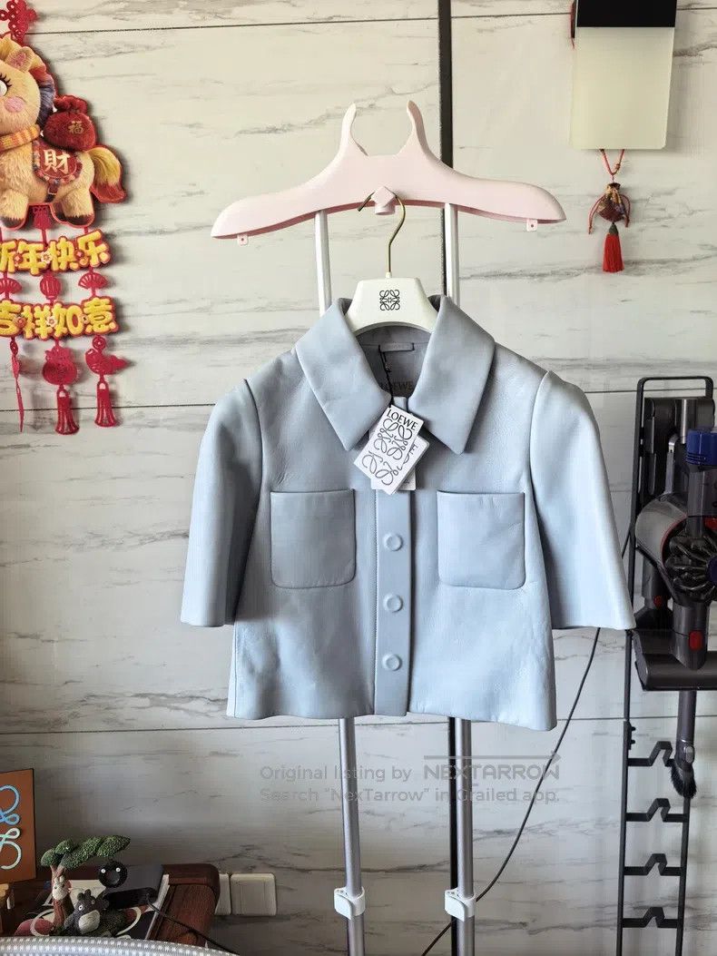 Loewe Loewe Lambskin short-sleeved jacket Size XS / US 0-2 / IT 36-38 - 1 Thumbnail