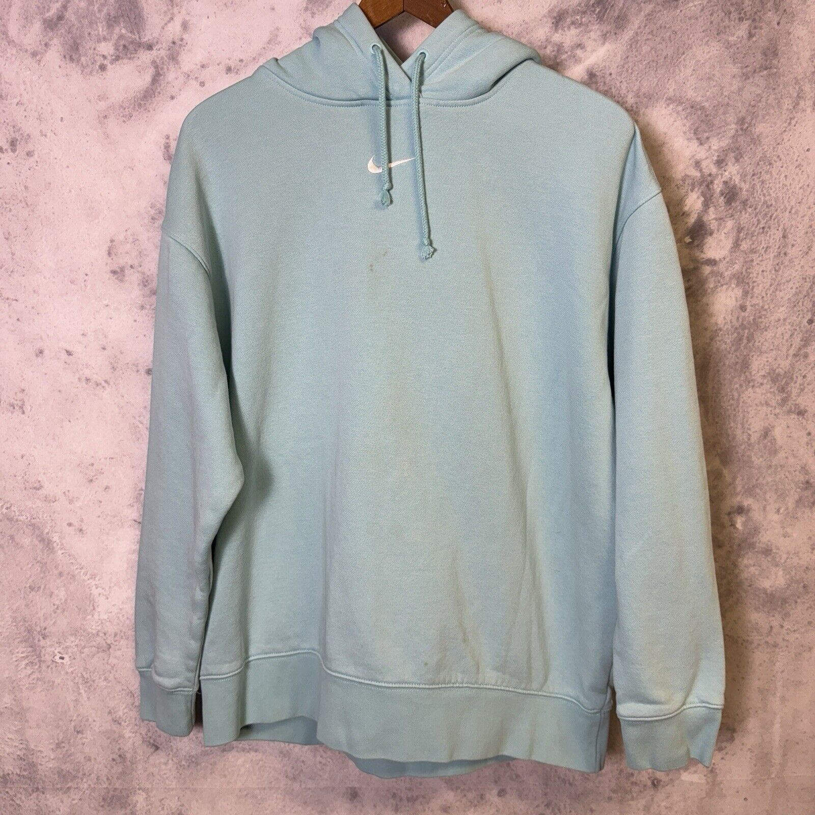 Nike Nike Center Check Hoodie Adult Medium Blue Sweatshirt Size US M / EU 48-50 / 2 - 1 Thumbnail
