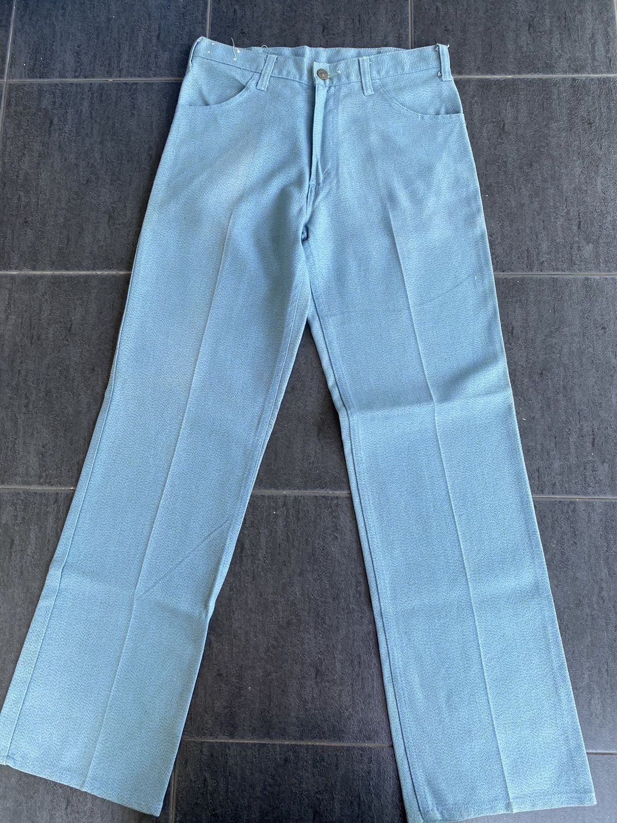 Levi's Vintage Clothing VINTAGE LEVI’S STAPREST BIG E, RARE!! 70’s Size US 30 / EU 46 - 5 Thumbnail