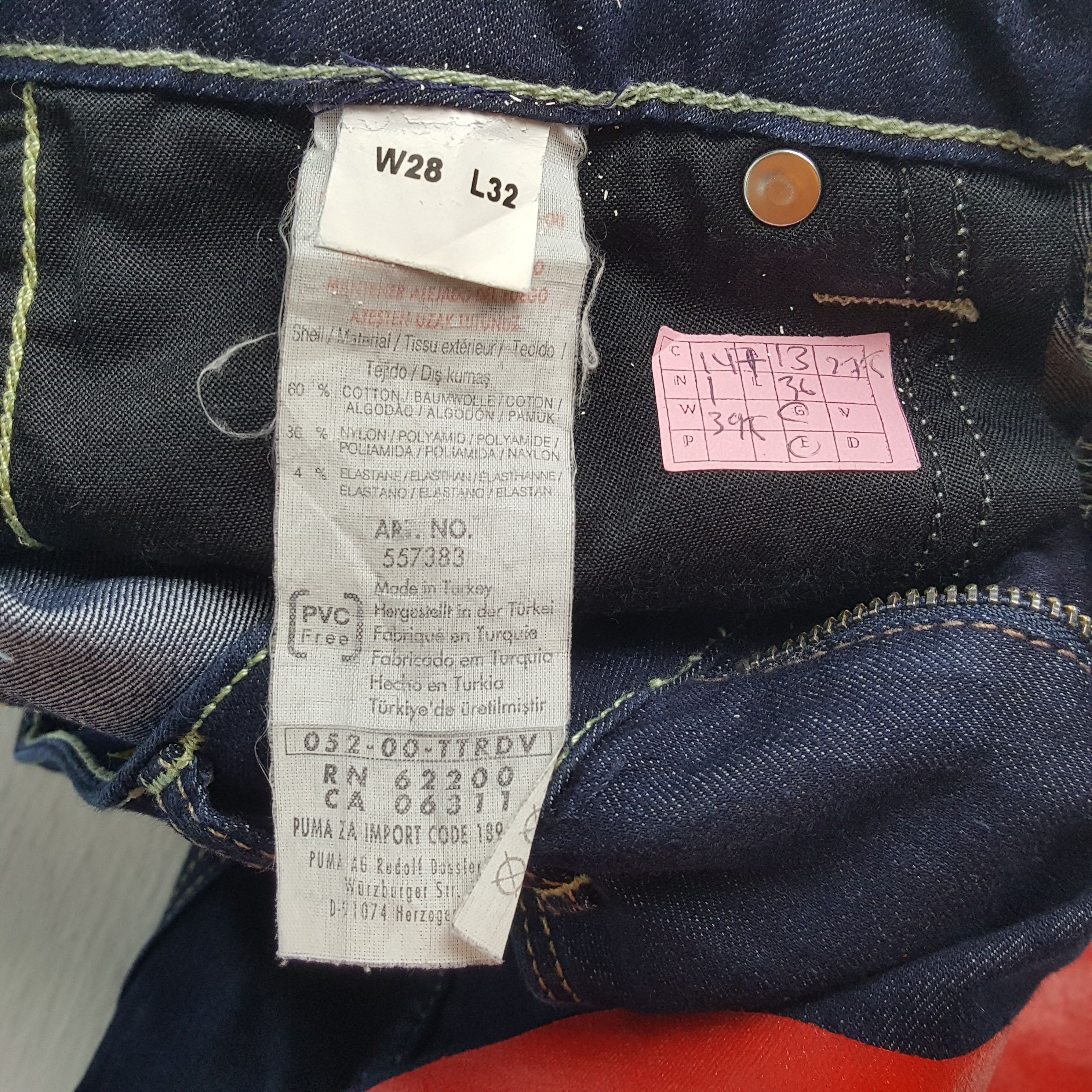 Evisu × Puma × Vintage EVISU x PUMA Jeans Japanese Brand Custom Daicock Size 26" / US 2 / IT 38 - 13 Thumbnail