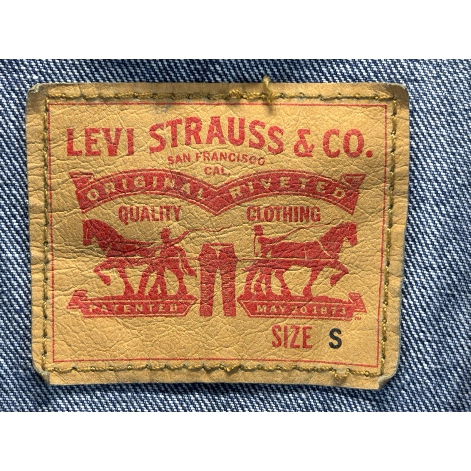 Levi's VINTAGE Levi’s Denim Trucker Jean Jacket Men’s Small Medium Wash Classic Timeless Denim Jacket Mens Blue Size US 29 - 5 Thumbnail
