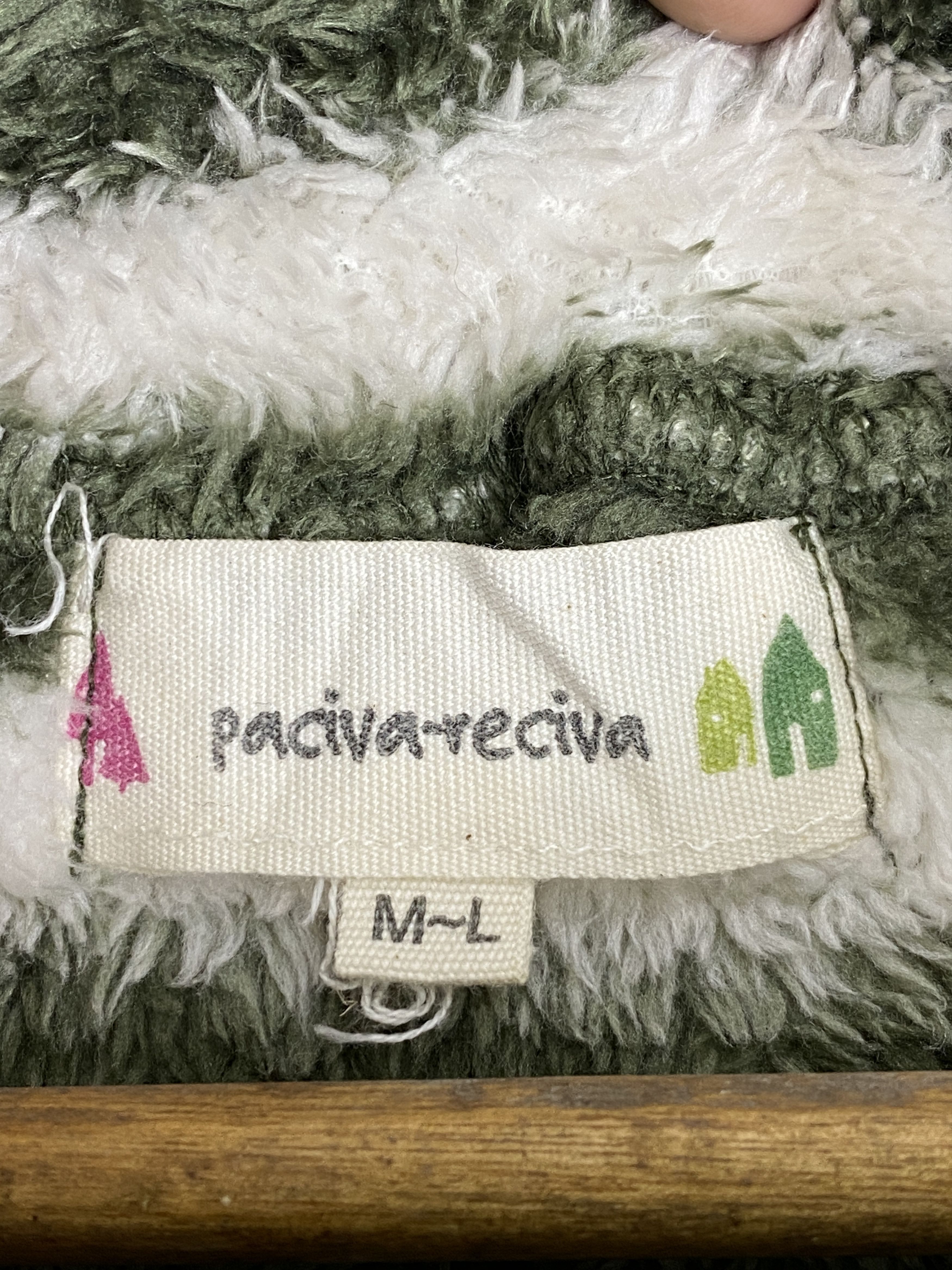Japanese Brand Vtg Paciva Reciva Striped Fleece Sherpa Turtleneck JA0167 Size US L / EU 52-54 / 3 - 5 Thumbnail