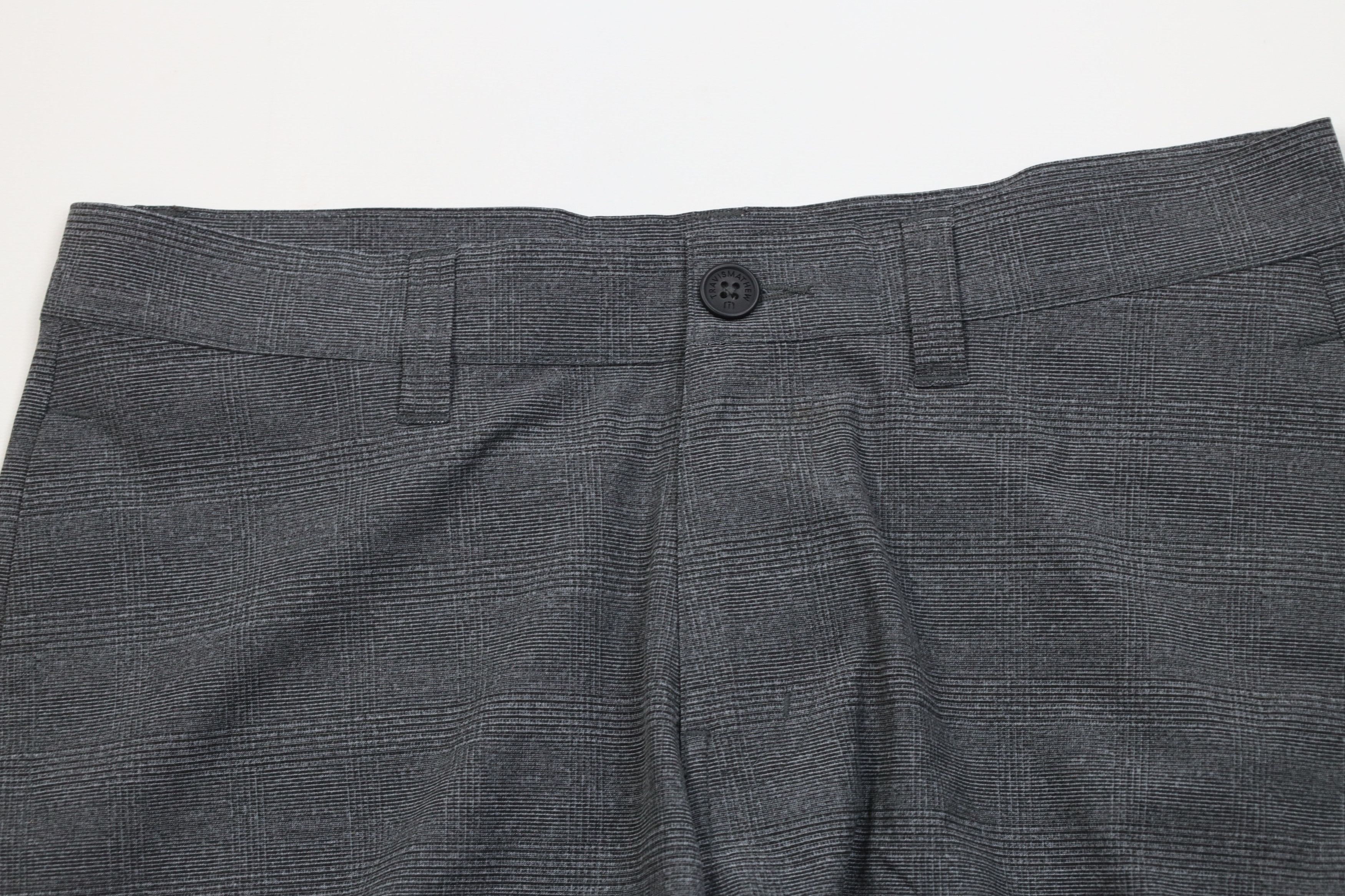 TravisMathew Travis Mathew Striped Plaid Golfing Golf Chino Shorts Gray Size US 30 / EU 46 - 2 Thumbnail