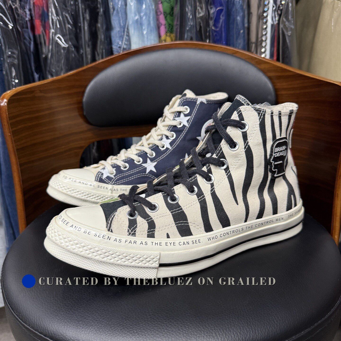 Brain Dead Brain Dead x Converse All Star Collab Size US 10 / EU 43 - 1 Thumbnail