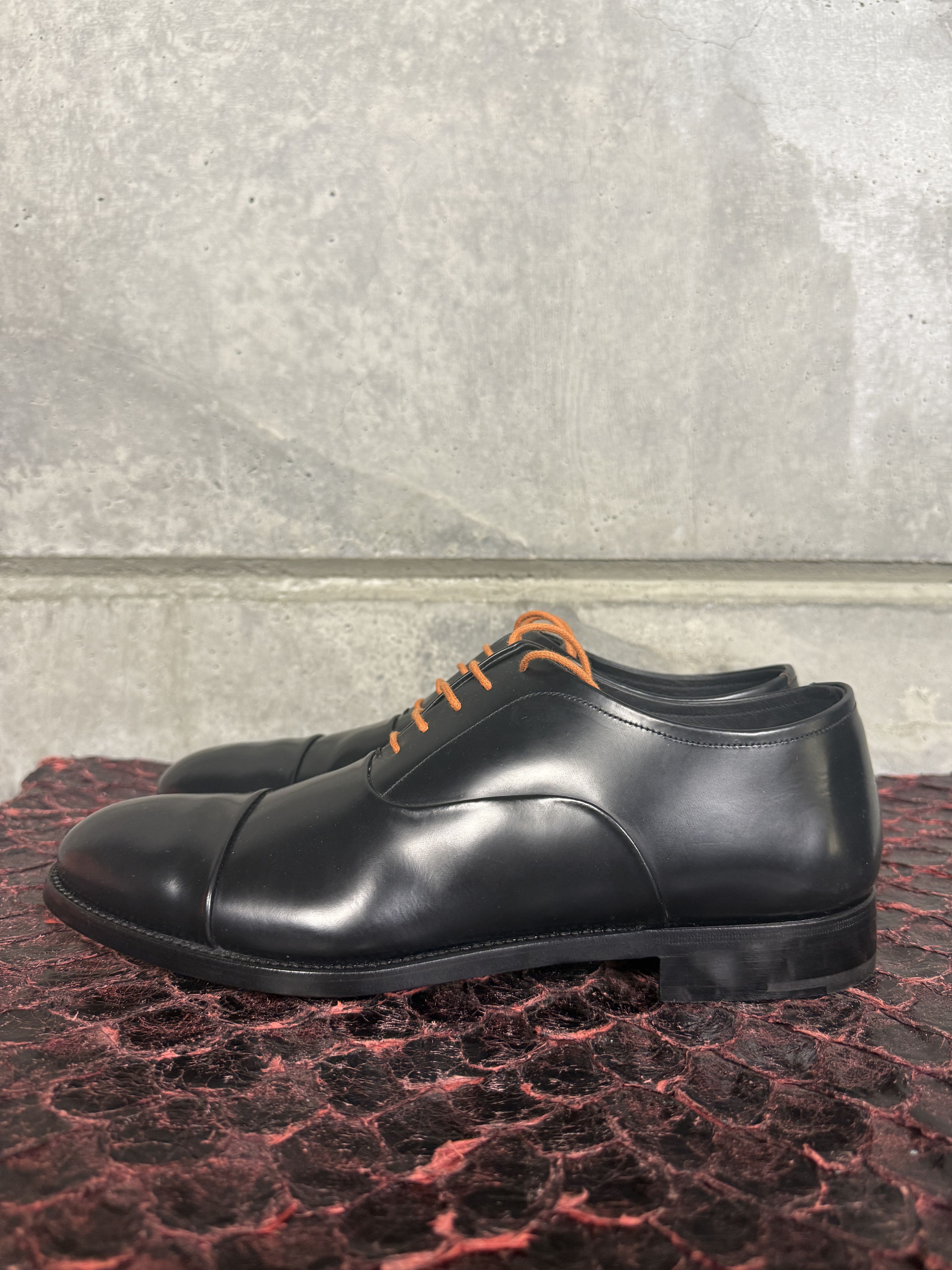 Alberto Fasciani Alberto Fasciani Torres Ron Nero Leather Oxfords Size US 12 / EU 45 - 3 Thumbnail