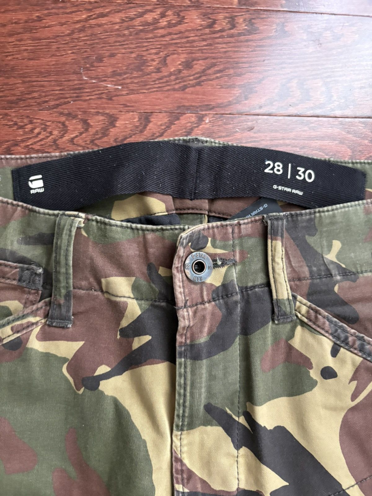 G-Star G Star Rovic 3D Tapered Camo Cargo Pants Size US 28 / EU 44 - 3 Thumbnail
