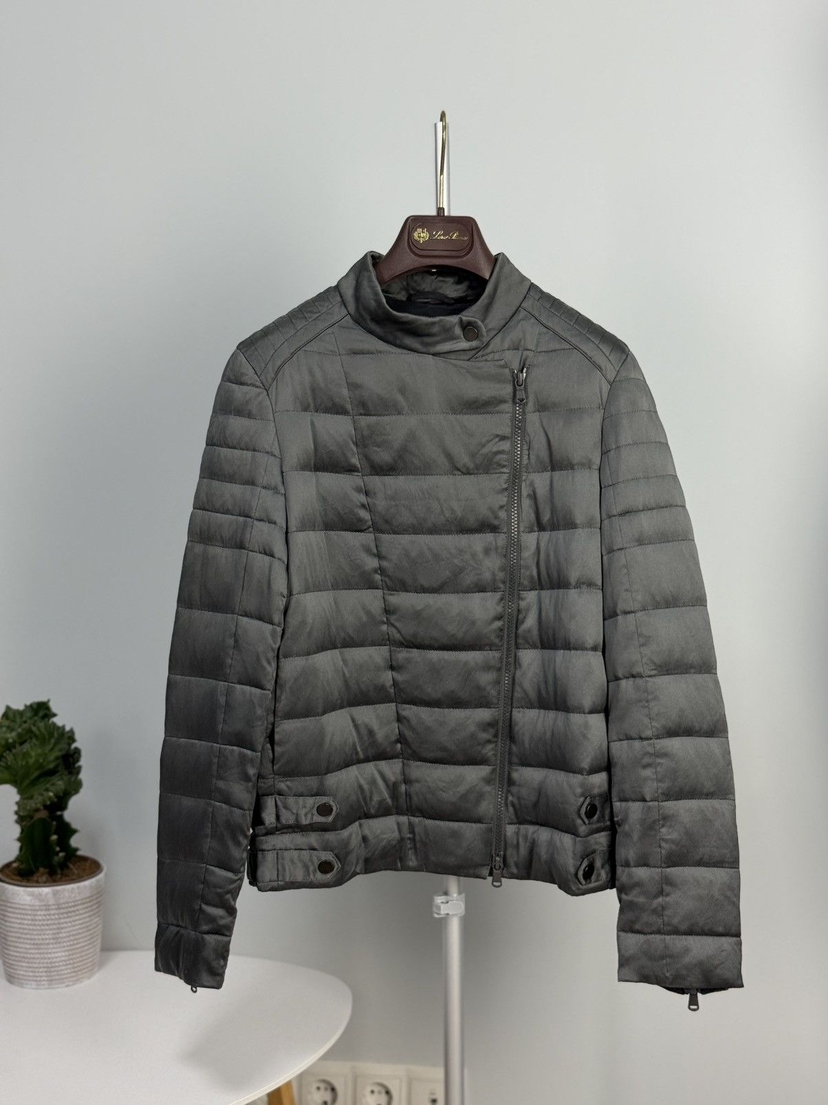 Brunello Cucinelli Brunello Cucinelli Ledies Silk Goose Down Jacket Size M / US 6-8 / IT 42-44 - 4 Thumbnail
