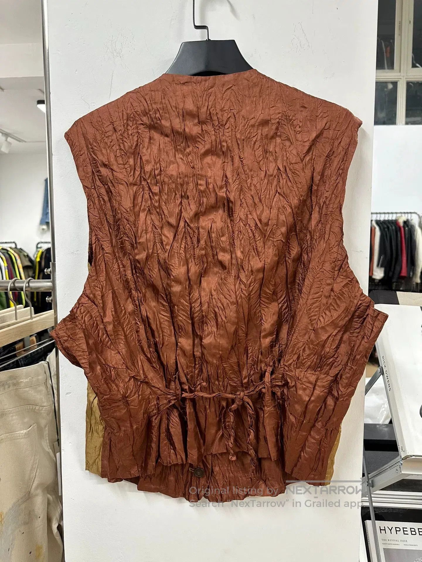 Issey Miyake Issey Miyake 90s Double-Sided Pleated Vest. Size US M / EU 48-50 / 2 - 9 Thumbnail