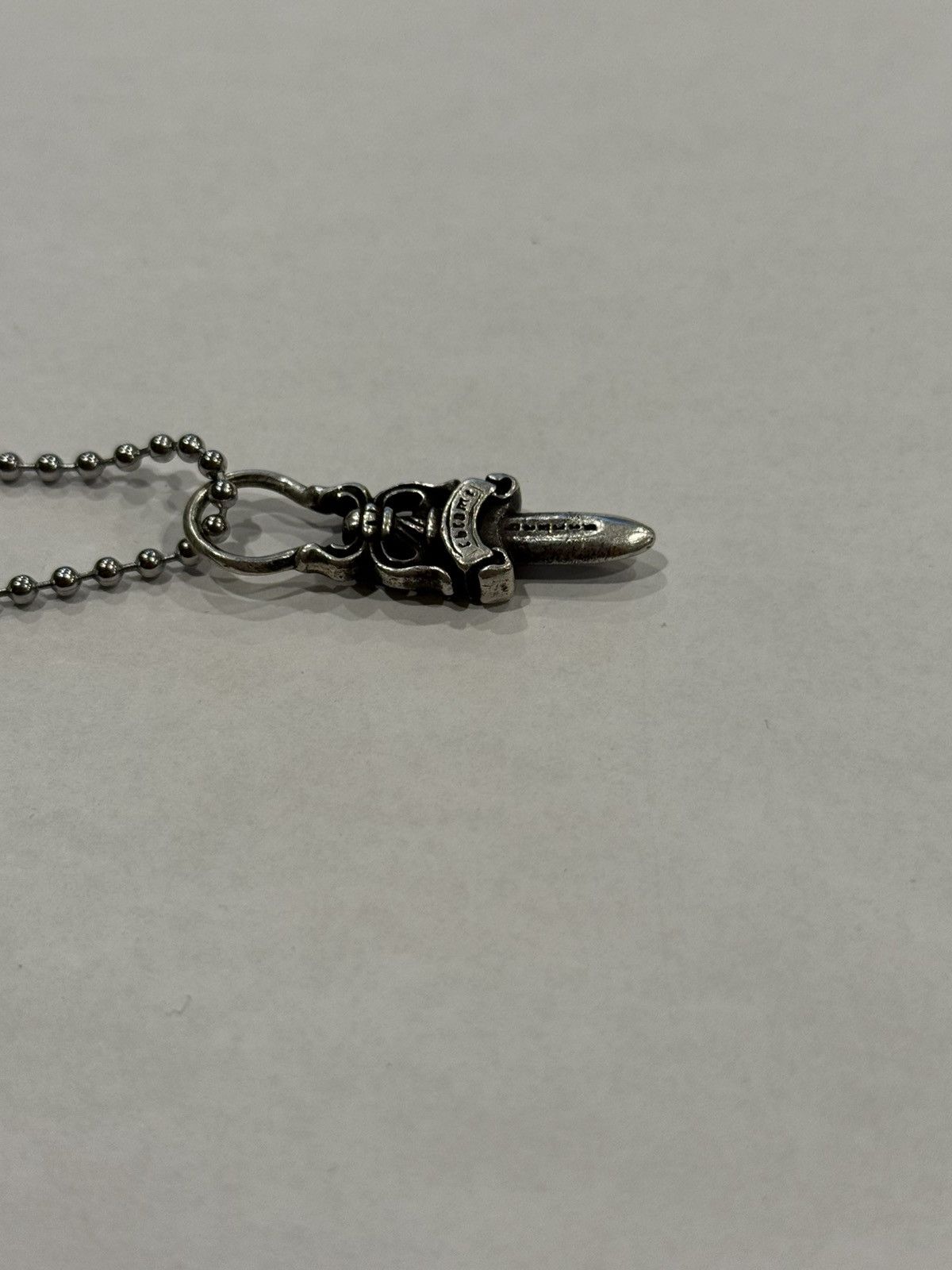 Chrome Hearts Chrome Hearts Dagger Pendant Silver Ball Chain Necklace .925 Size ONE SIZE - 7 Thumbnail
