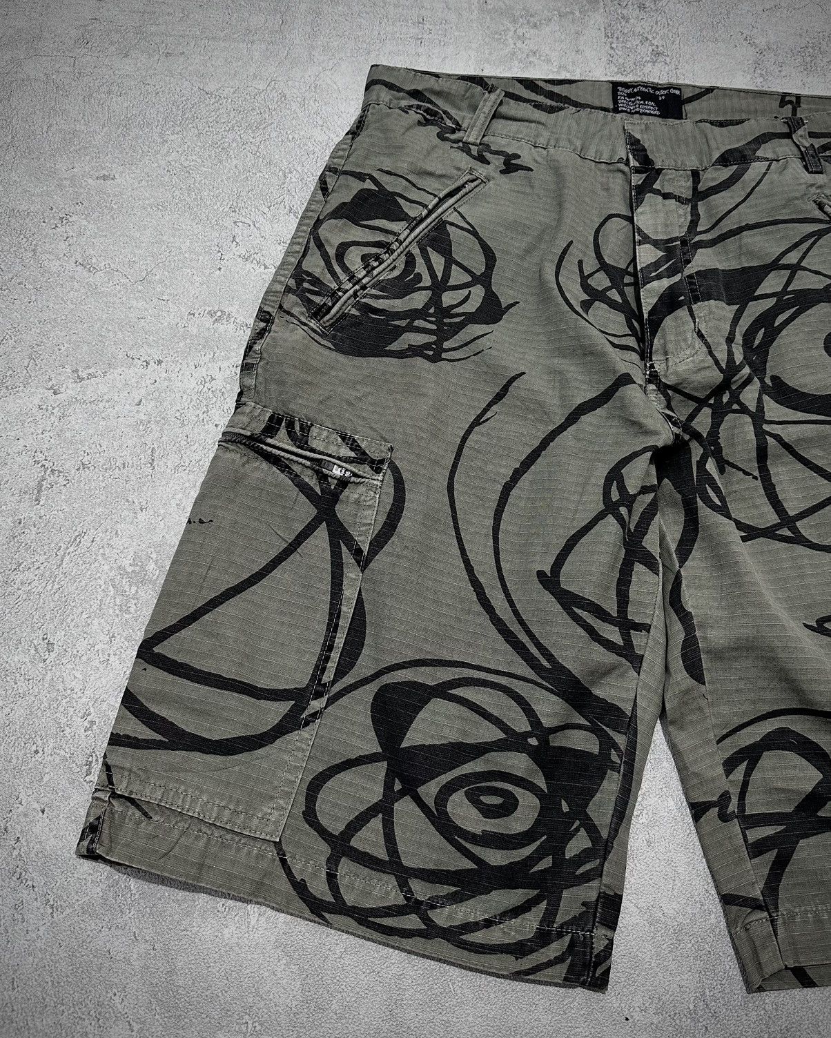 Stussy Vintage Stussy X Futura Laboratory Cargo Pants Size US 33 - 4 Thumbnail