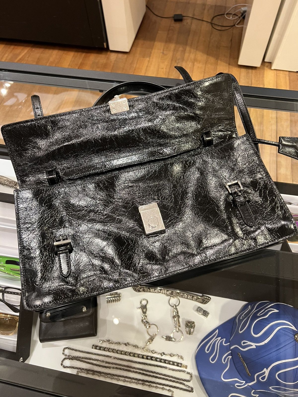 Prada Prada 2 way Shoulder Bag Black Size ONE SIZE - 6 Thumbnail
