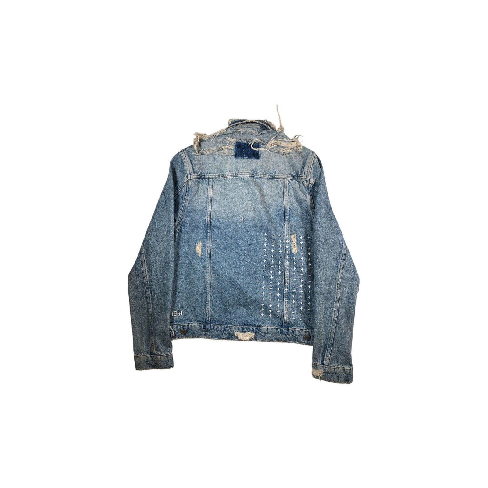 Ksubi Ksubi Distressed Denim Jacket Size US S / EU 44-46 / 1 - 2 Thumbnail
