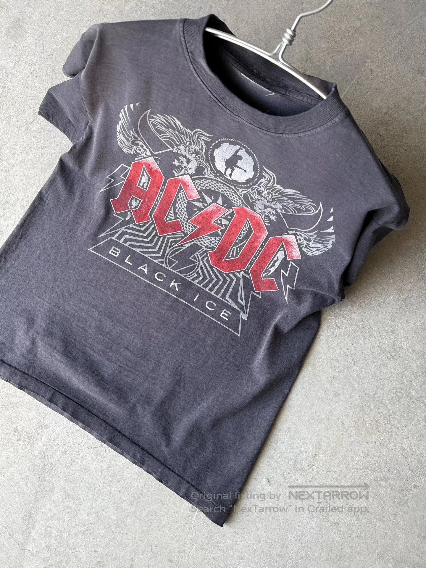 Vintage Vintage 90s AC/DC Black Ice Band Tee. Size US L / EU 52-54 / 3 - 8 Thumbnail