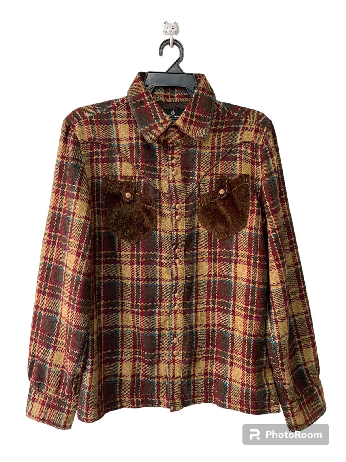 291295=Homme Japan Brand 291295=Homme Cowboycore Wool Flannel Size US M / EU 48-50 / 2 - 1 Thumbnail