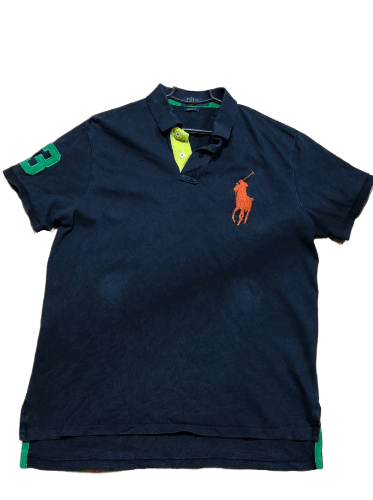 Polo Ralph Lauren Vintage Polo Ralph Lauren Custom Fit Polo Size L Size US L / EU 52-54 / 3 - 1 Thumbnail