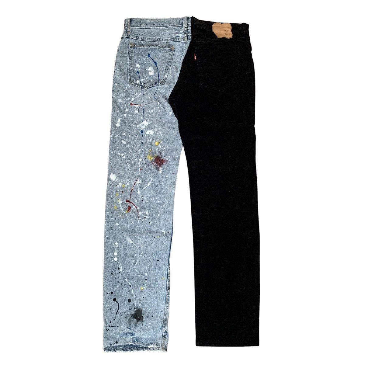 Number (N)ine SS06 Split splatter pants Size US 31 - 8 Thumbnail