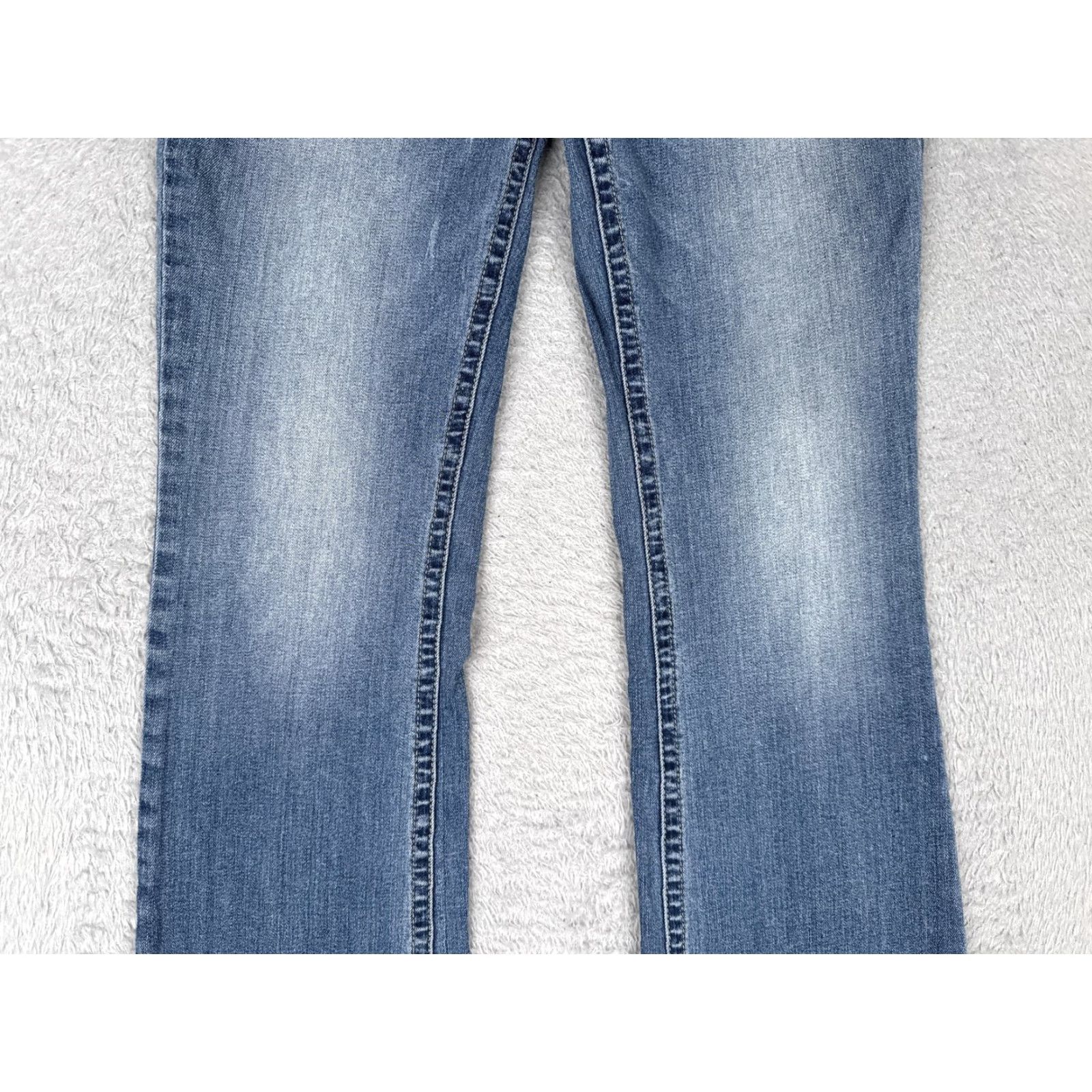 Denime A.n.a Jeans Women 8 Blue Medium Wash Bootcut Mid Rise Stretch Denim Cotton 29x31 Jeans Women 8 Blue Medium Wash Bootcut 29x31 Size 30" / US 8 / IT 44 - 3 Thumbnail