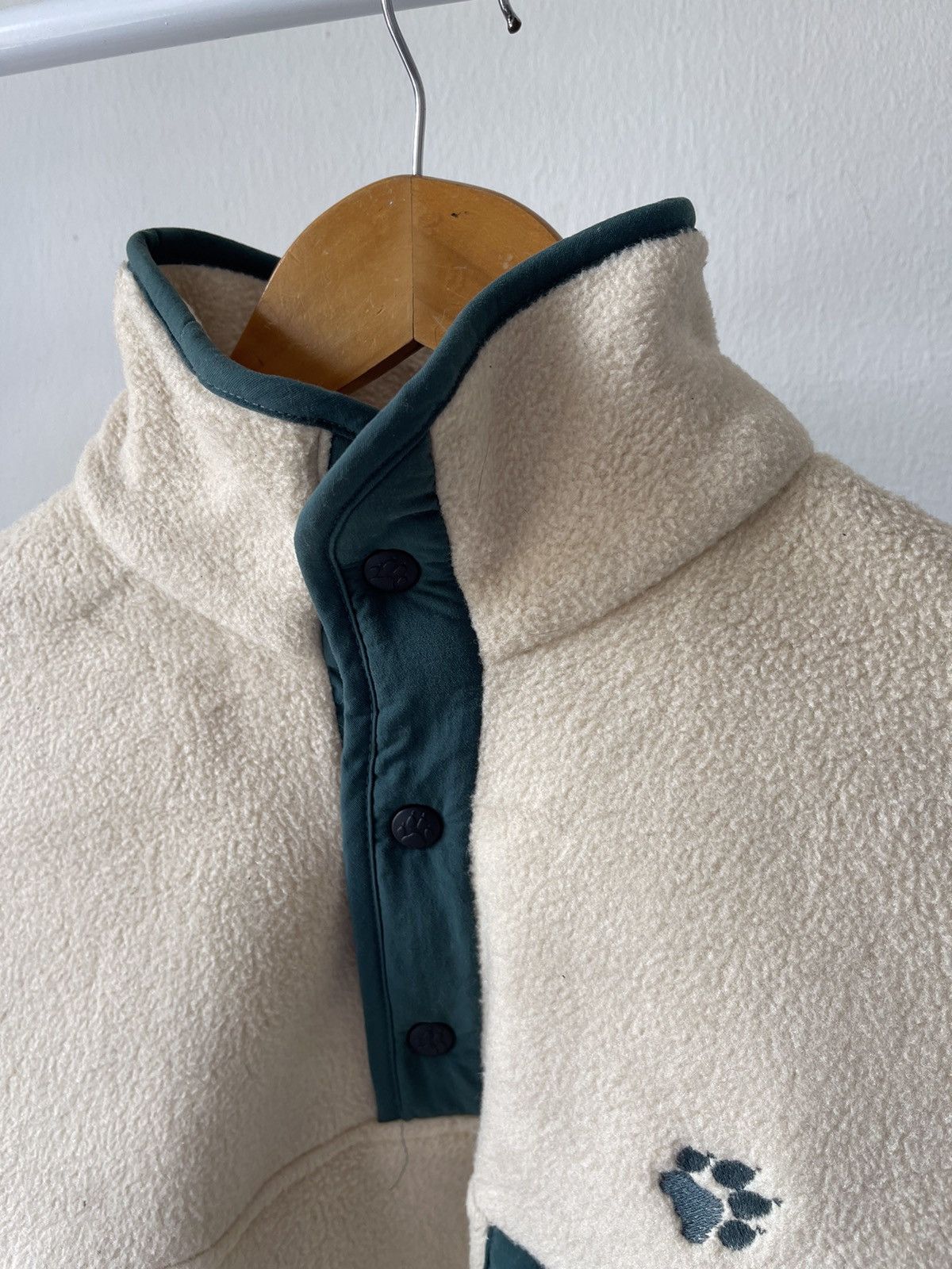 Jack Wolfskin × Vintage JackWolfskin Polatec Fleece Half Button Jacket Size US L / EU 52-54 / 3 - 5 Thumbnail