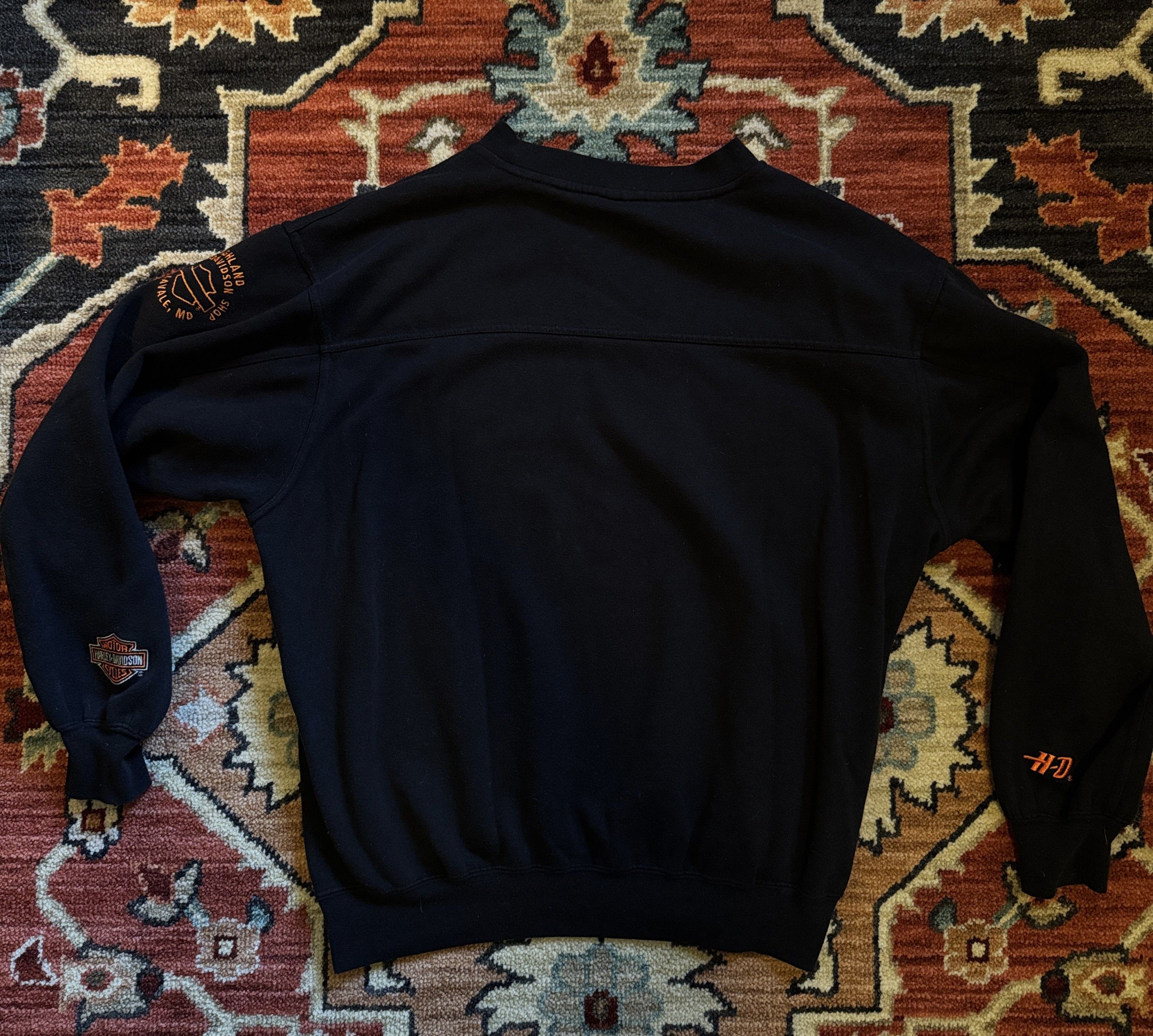 Harley Davidson Vintage Harley Davidson Embroidered Crewneck READ DES Size US M / EU 48-50 / 2 - 5 Thumbnail
