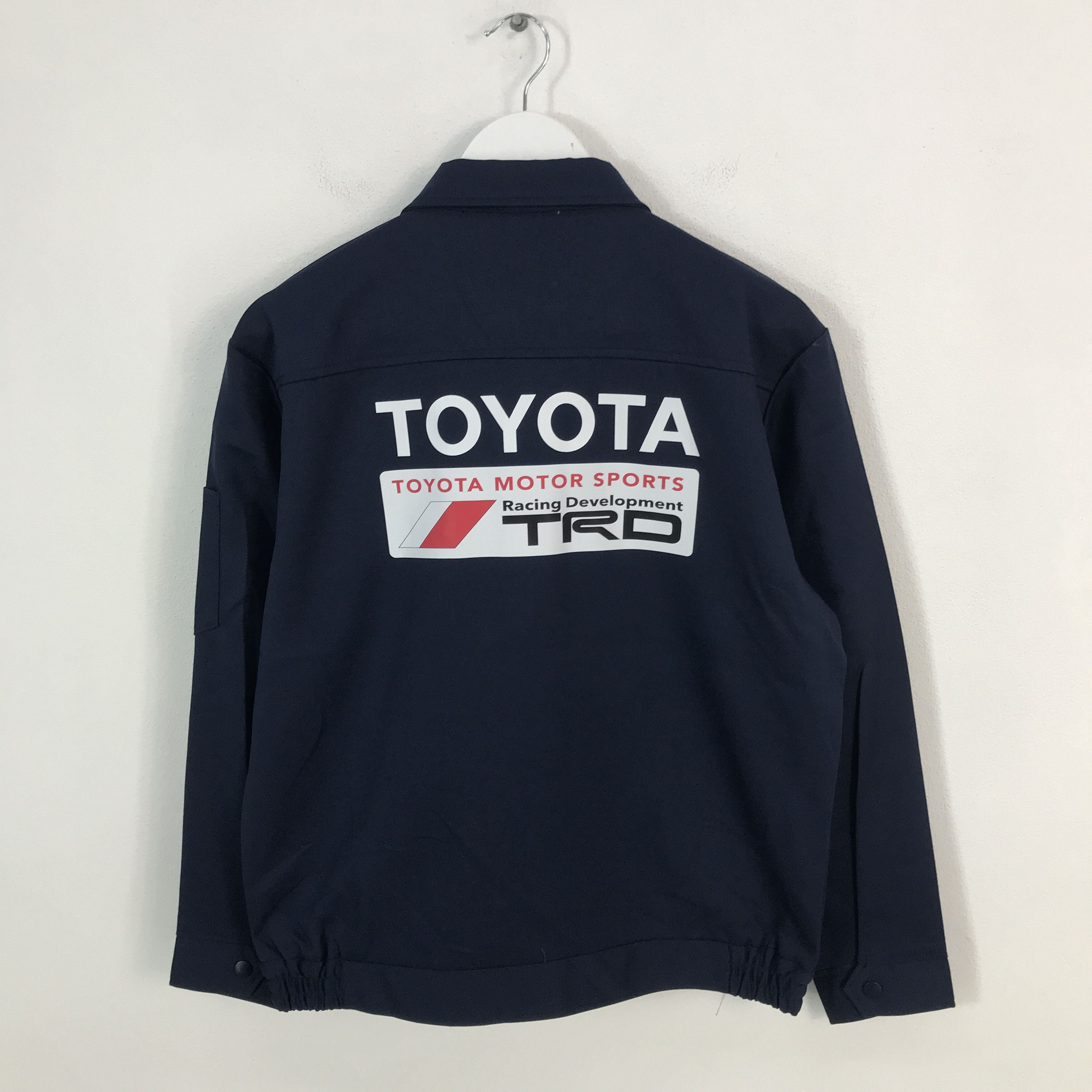 Japanese Brand Toyota x trd motorsport racing jacket navy jacket Size US L / EU 52-54 / 3 - 1 Thumbnail