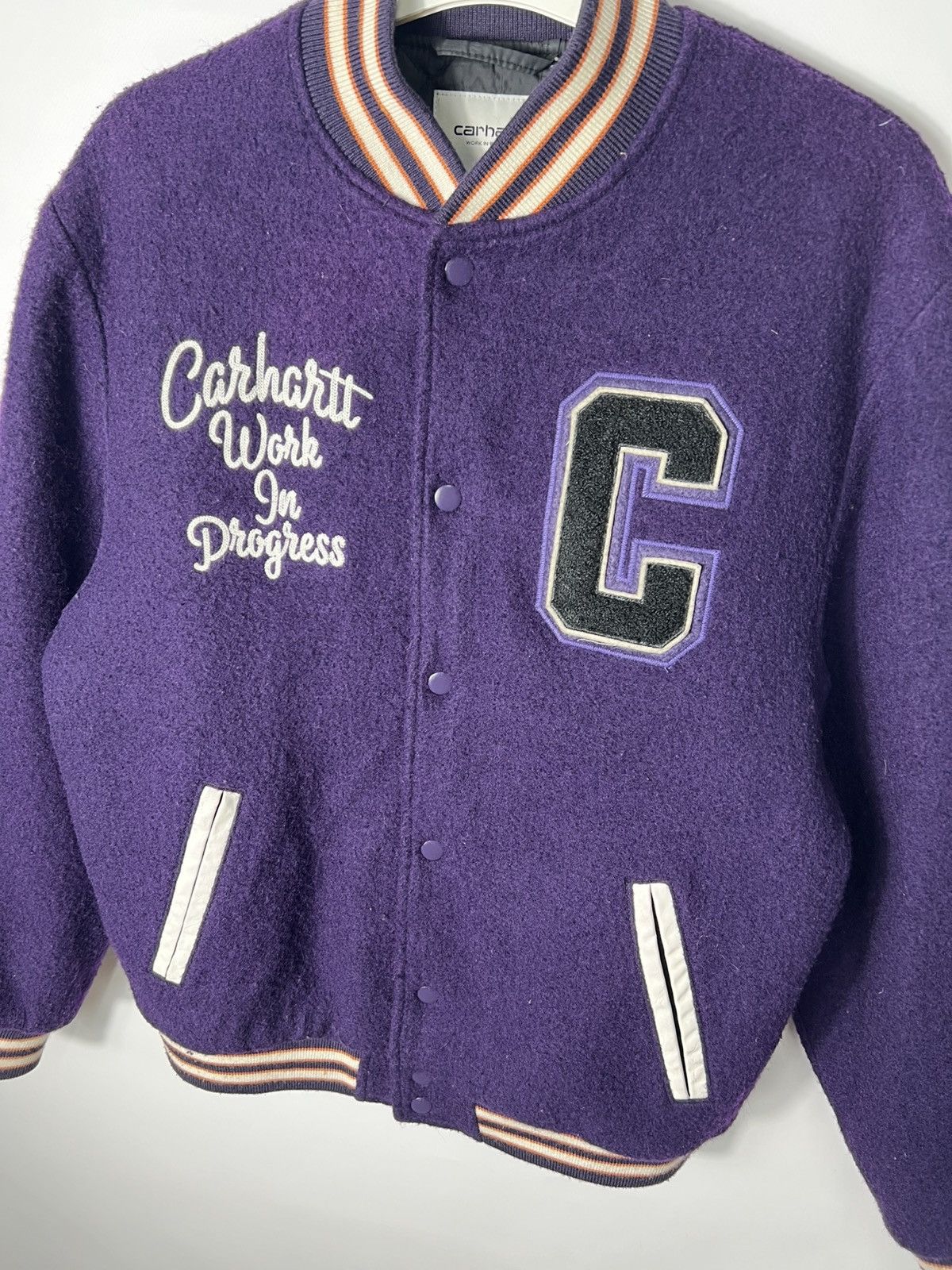 Carhartt Vintage streetwear y2k sk8 Carhartt Pembroke Varsity Jacket Size US S / EU 44-46 / 1 - 2 Thumbnail