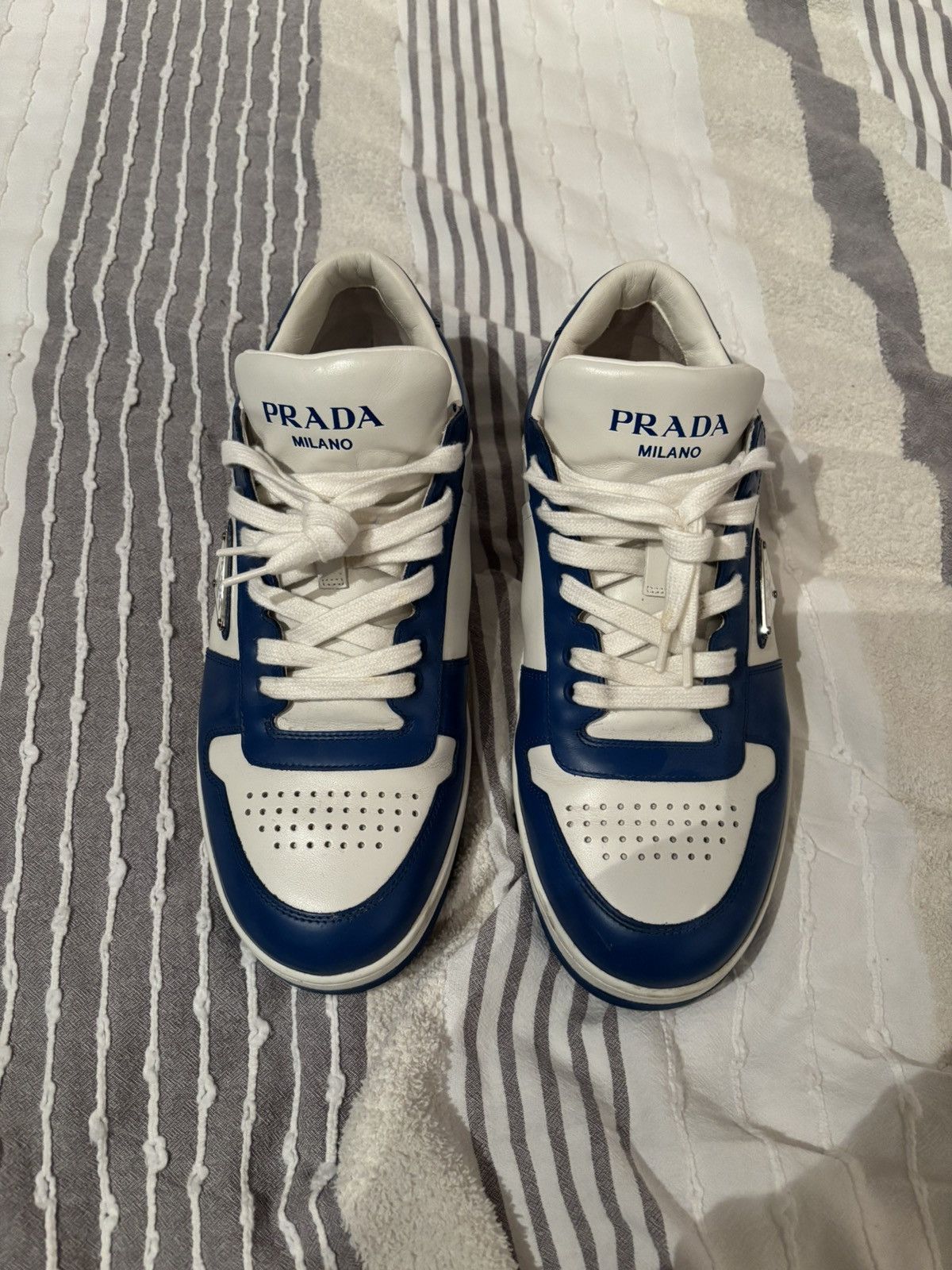Prada Downtown Leather Sneaker