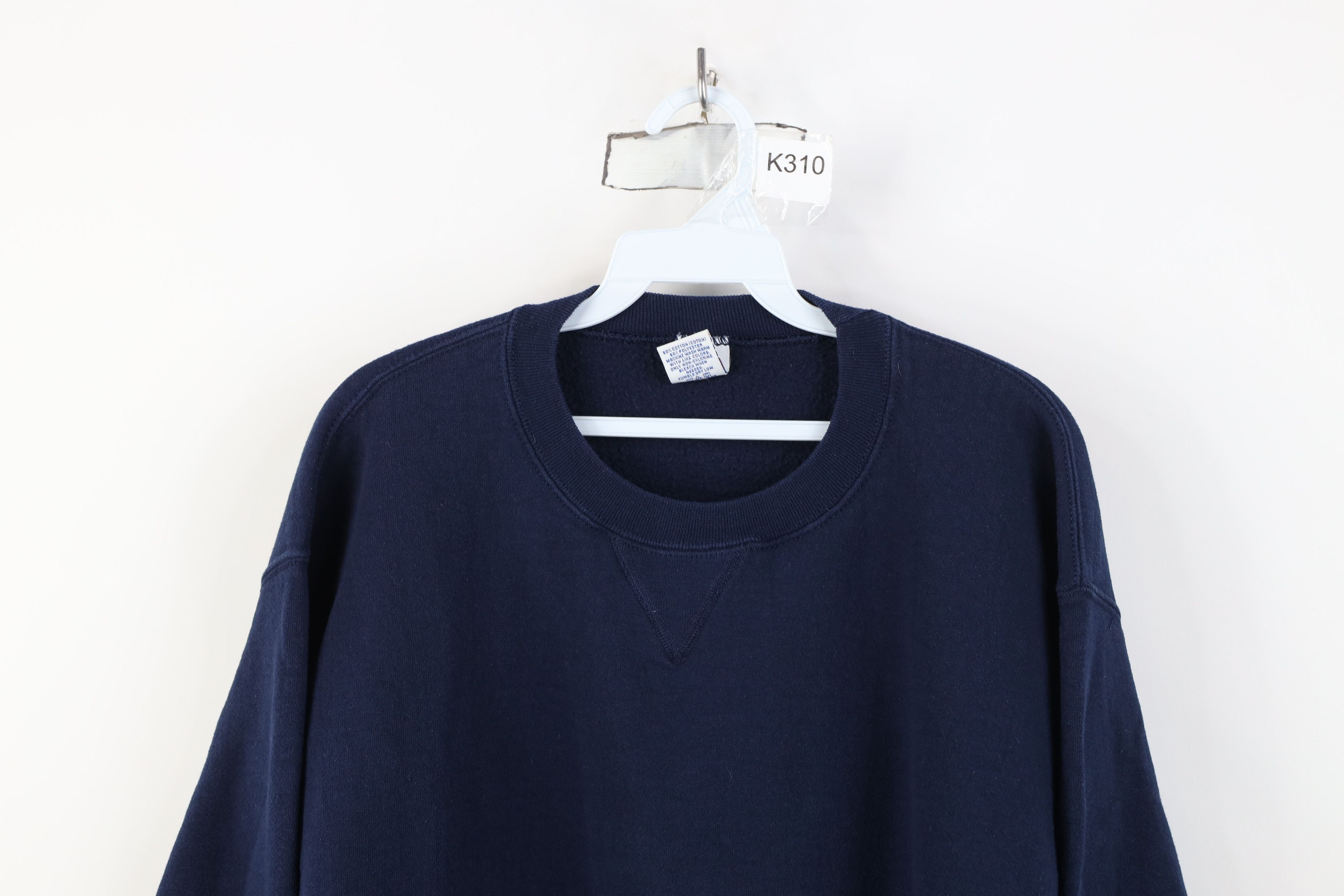Russell Athletic Vintage 90s Russell Athletic Crewneck Sweatshirt Navy Blue Size US L / EU 52-54 / 3 - 2 Thumbnail