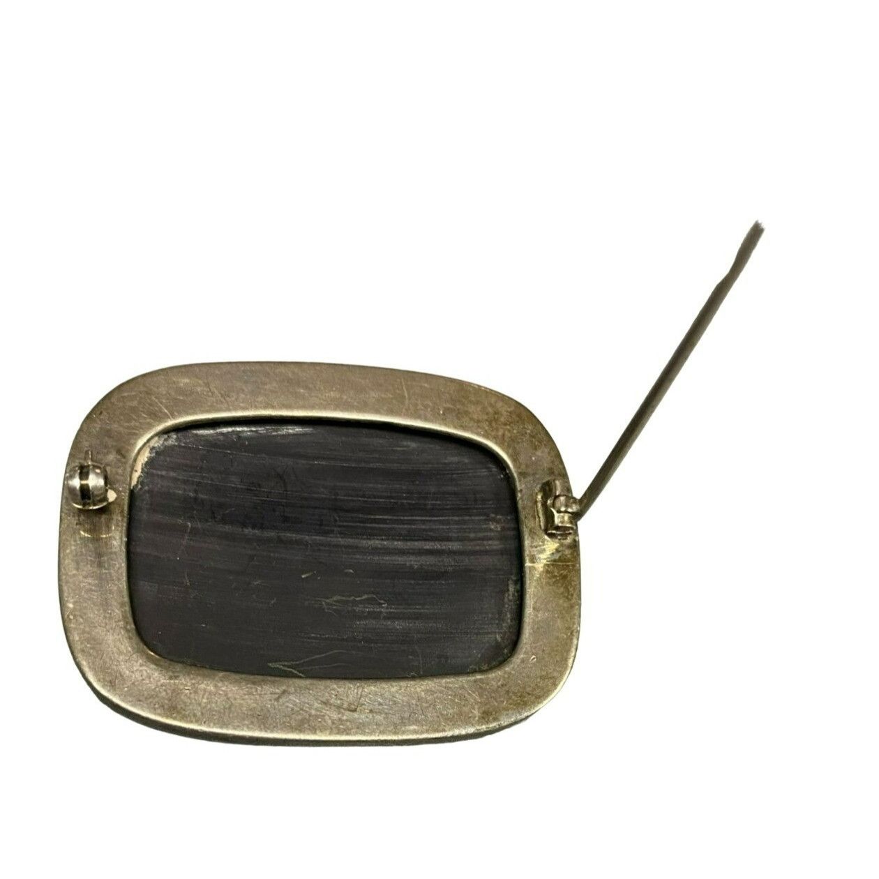 Other Vintage Onyx & Sterling Silver Brooch and Clip on Earring Se Size ONE SIZE - 5 Thumbnail