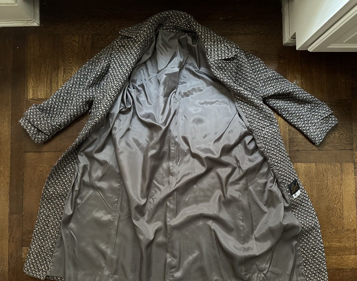 Vintage Vintage Wool Tweed Coat / Double Breasted Over Coat Size M / US 6-8 / IT 42-44 - 9 Thumbnail