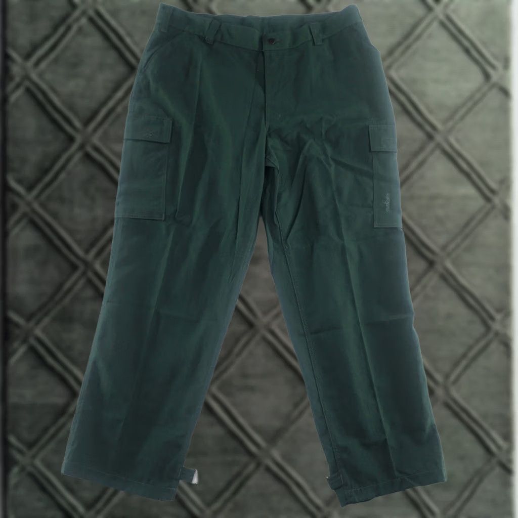 Vintage TRUE NORTH Pants 42x32 Green Cargo Pocket Adjustable Waist Inseam 32 Cotton Men's Pants Size US 42 / EU 58 - 1 Thumbnail