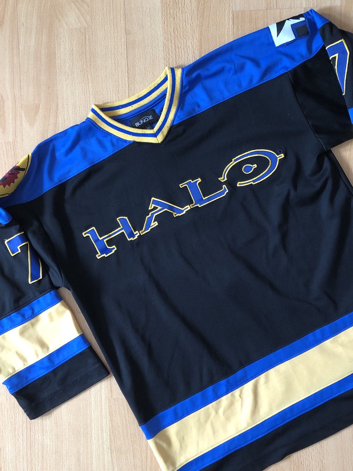 Image of Vintage Halo Bungie Hockey Jersey in Black, Men's (Size XS)