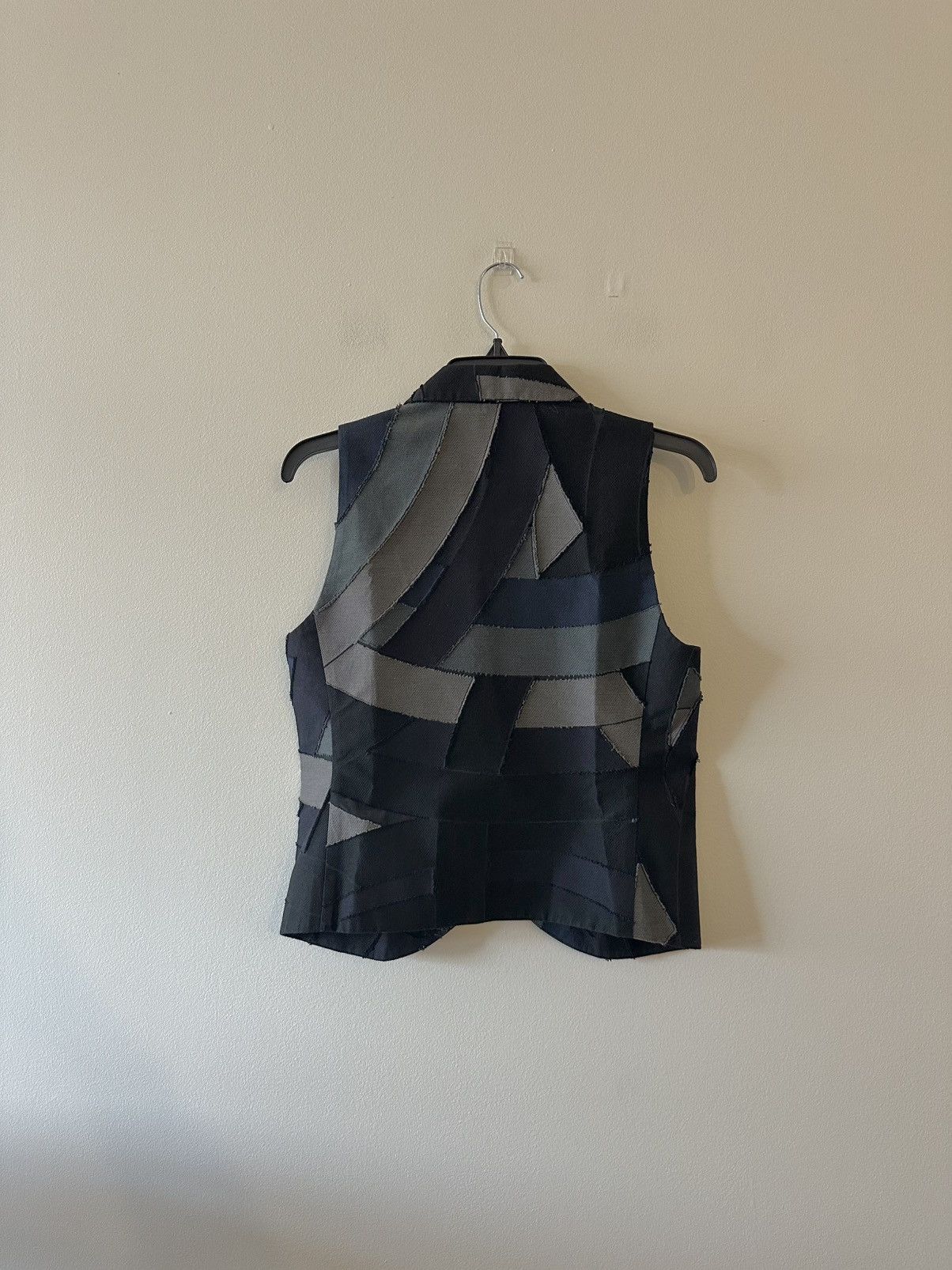 Issey Miyake Vintage Archive Issey Miyake Patchwork Japan Vest 2 Runway Size 36R - 2 Thumbnail