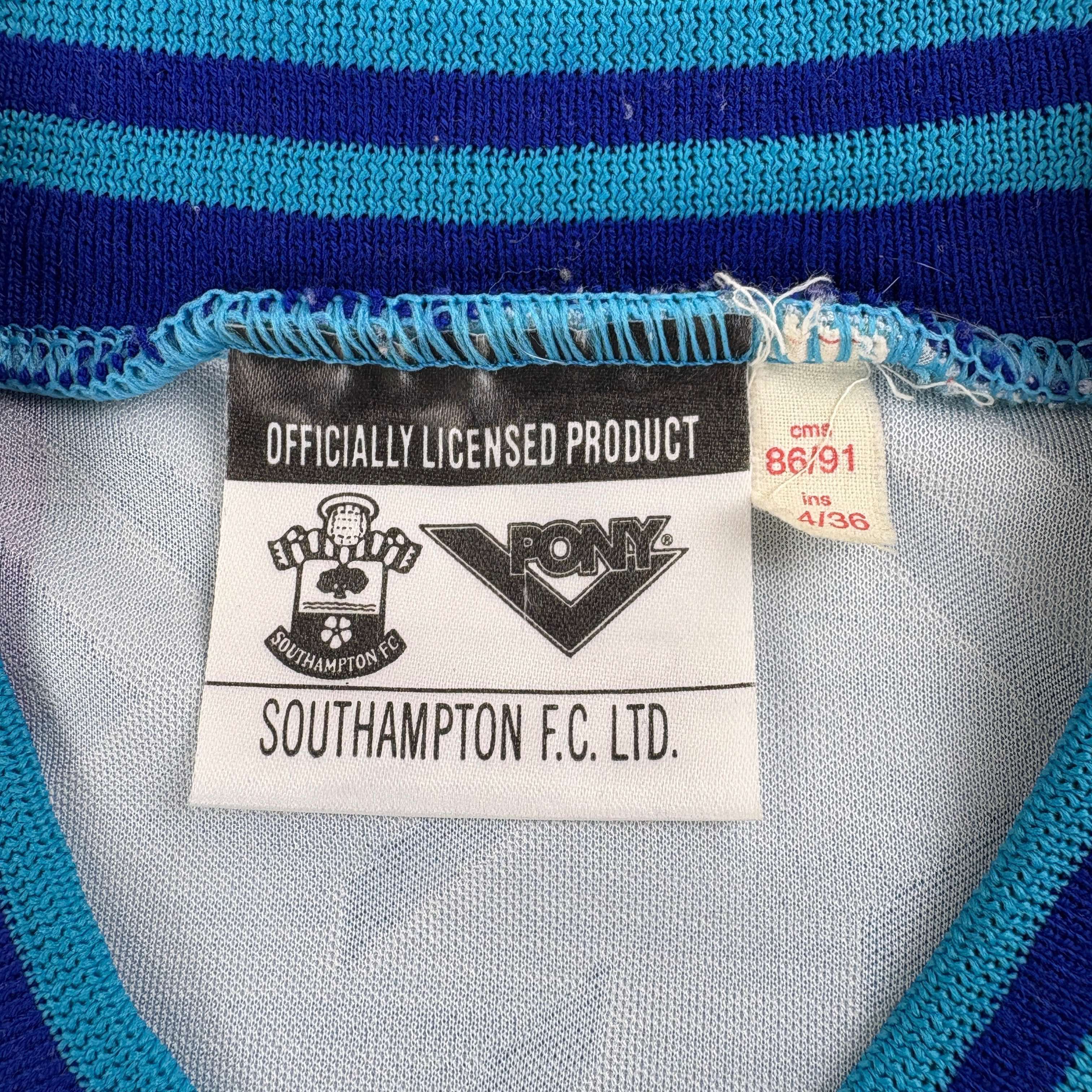 PONY Southampton 1993-95 Pony away football jersey shirt size S Size US S / EU 44-46 / 1 - 4 Thumbnail