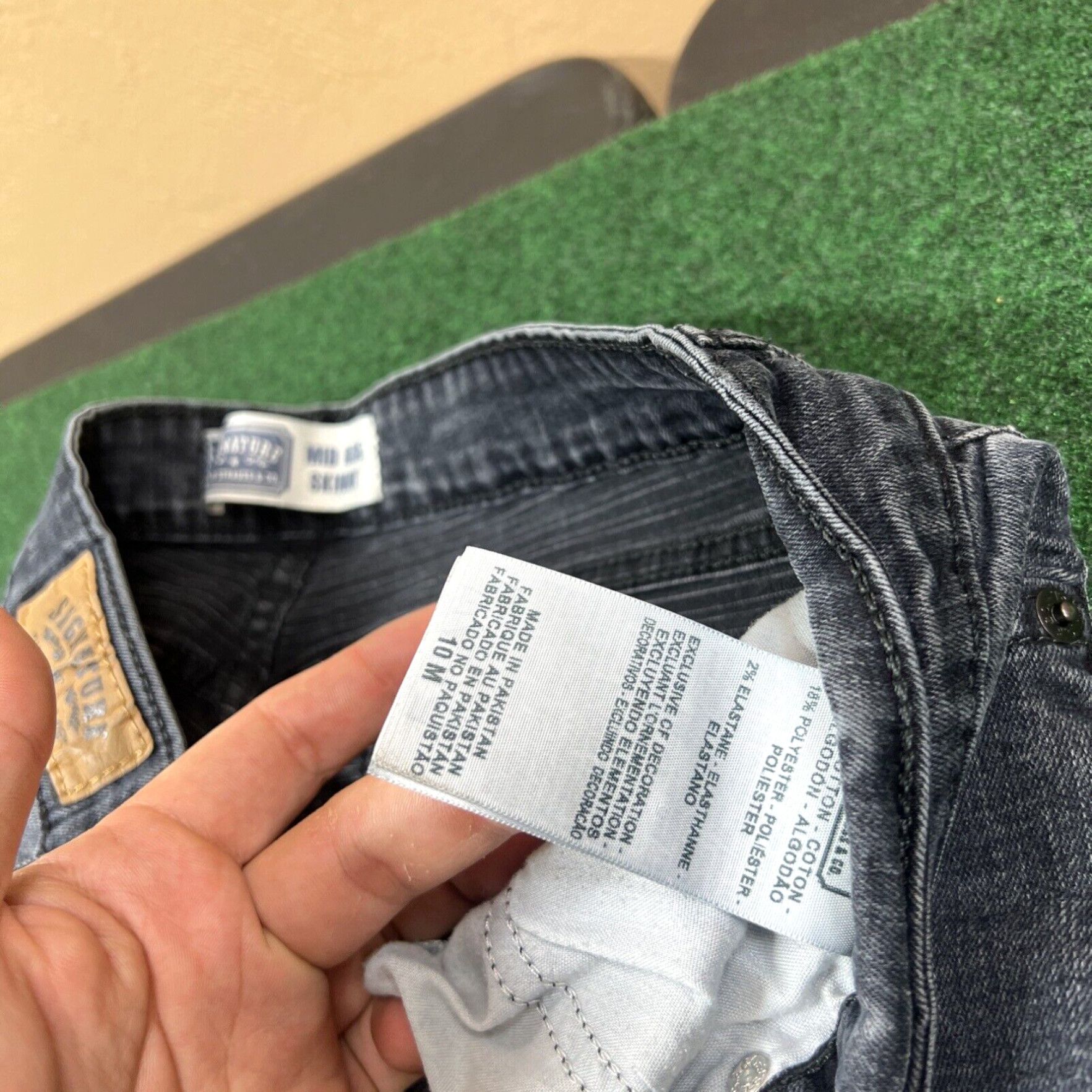 Levi's Levis Mid Rise Skinny Womens 10M 30x30 Black Jeans Size 32" / US 10 / IT 46 - 5 Thumbnail