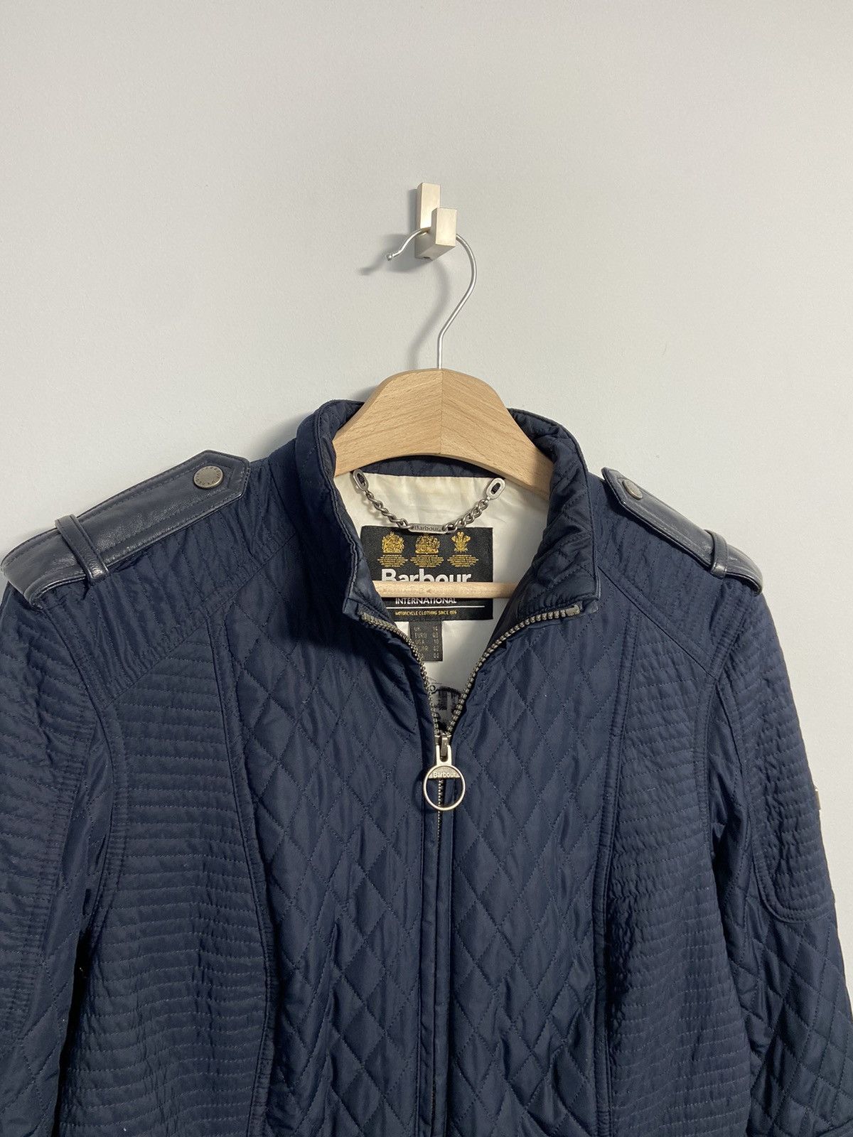 Barbour Barbour Black Streak International Extractor Quilt Jacket Size L / US 10 / IT 46 - 4 Thumbnail