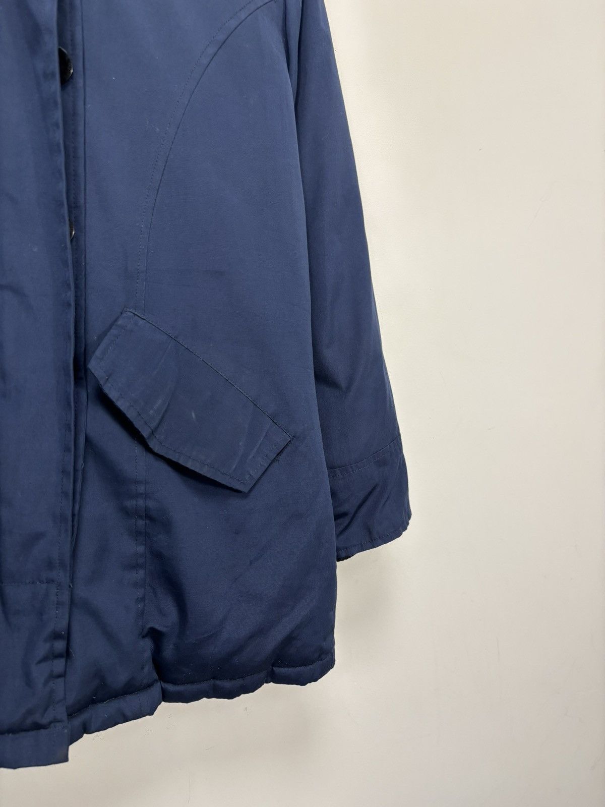 Woolrich Woolen Mills Woolrich Women’s Blue Hooded Down Puffer Jacket Parka Coat Size XS / US 0-2 / IT 36-38 - 6 Thumbnail