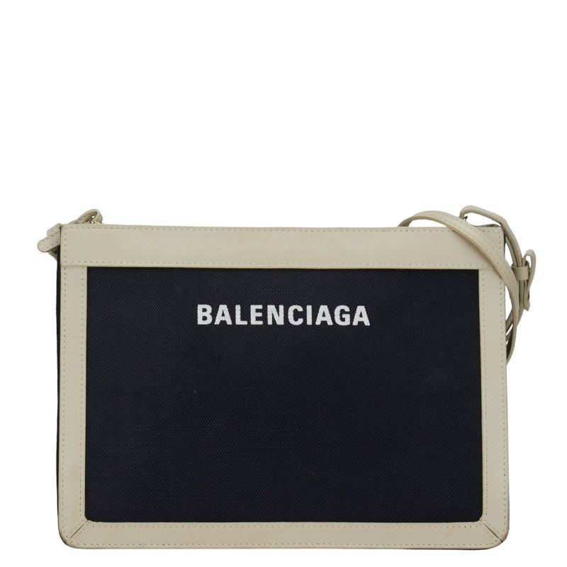 ショルダーバッグ・ポシェット BALENCIAGA CHALK CANVAS BIARRI CROSSBODY BAG ショルダーバッグ・ポシェット BALENCIAGA CHALK CANVAS BIARRI