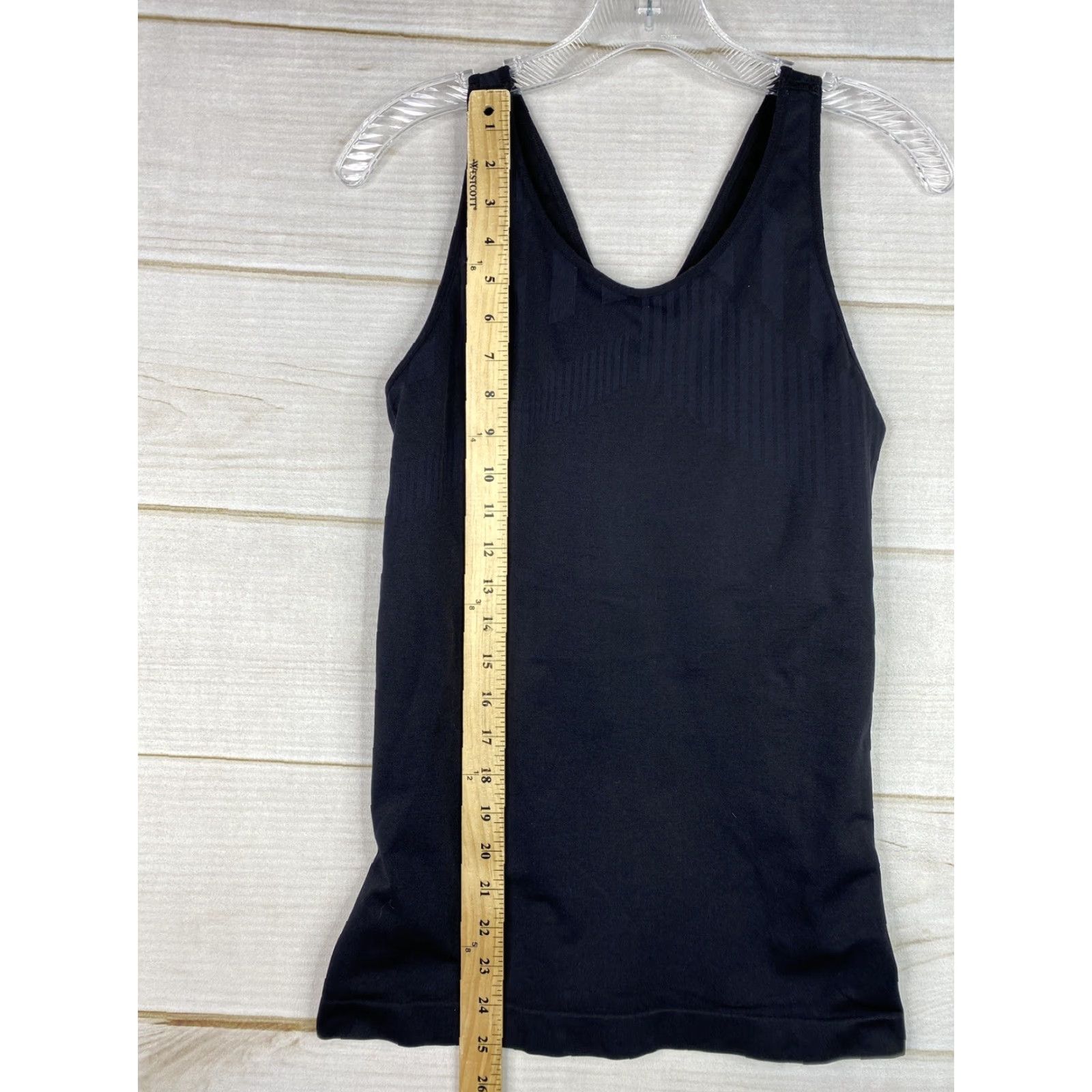Vintage Climawear Tank Top Womens L Black Workout Yoga Seamless Racerback Stretch Gym Shirt Size L / US 10 / IT 46 - 3 Thumbnail