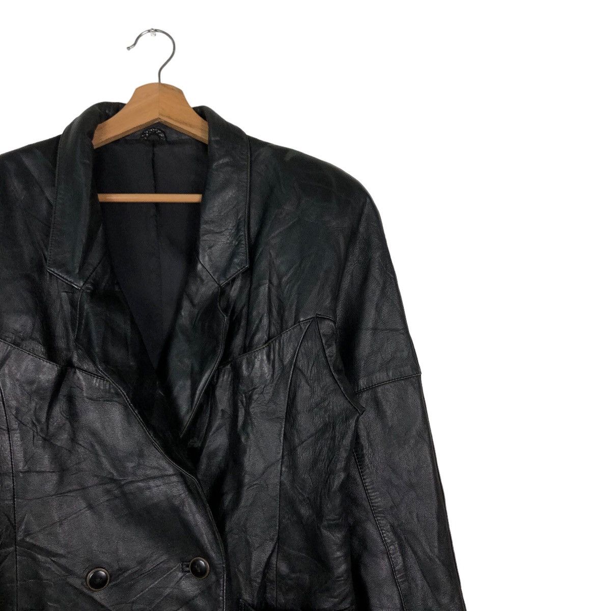 Japanese Brand 🔥Vintage Biker Leather Jacket Vino Deporte Issey Miyake Size US M / EU 48-50 / 2 - 5 Thumbnail